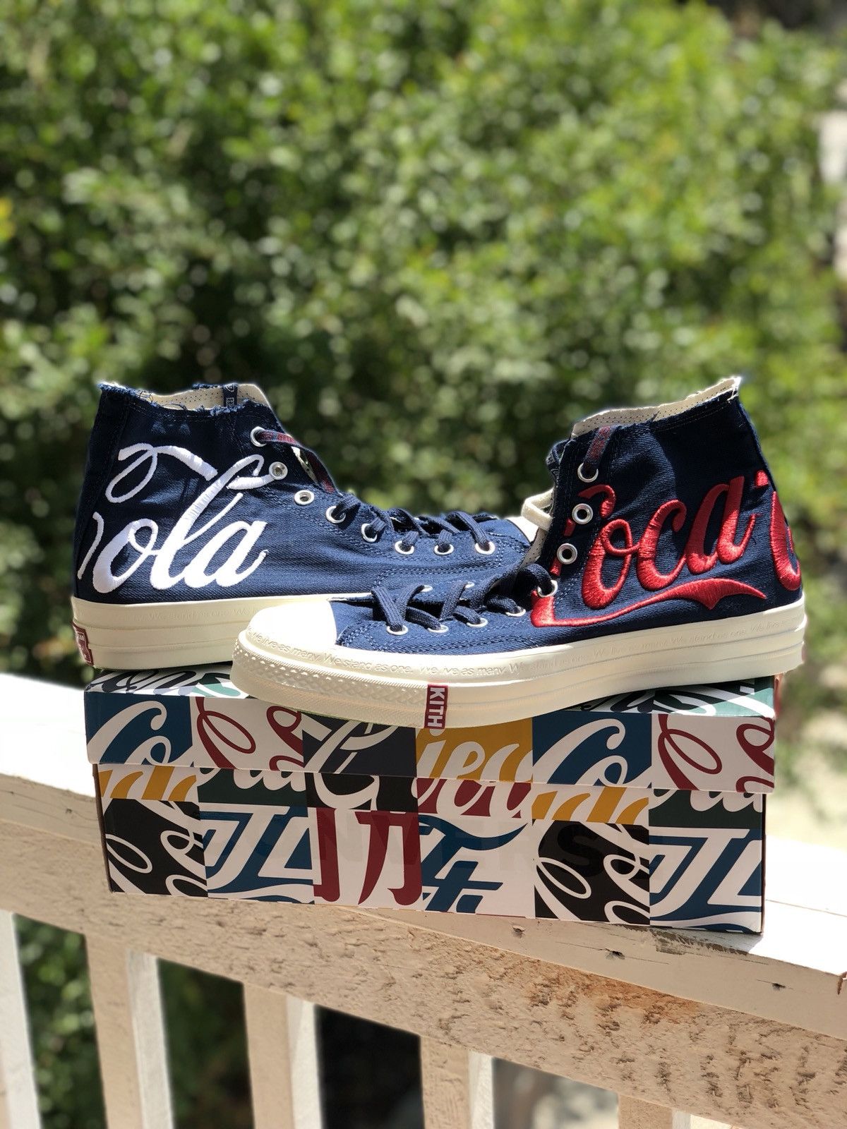 Coca Cola Converse Kith Kith x Coca Cola Converse French Blue Grailed