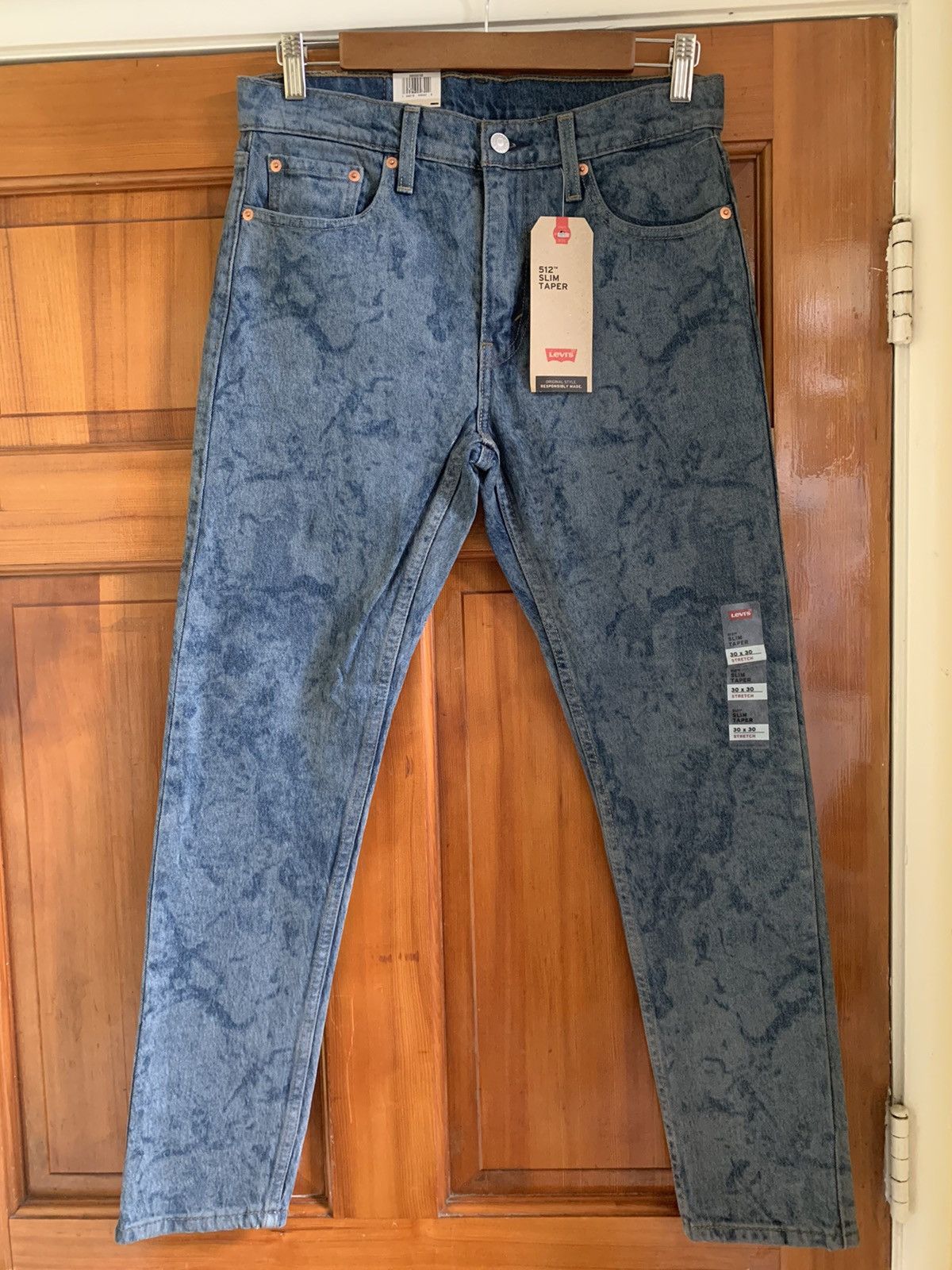 Levi's × Levi's Vintage Clothing *RARE* Brand New Levi’s 512 Slim Taper Rare Wash Jeans - 30 Size US 30 / EU 46 - 1 Thumbnail