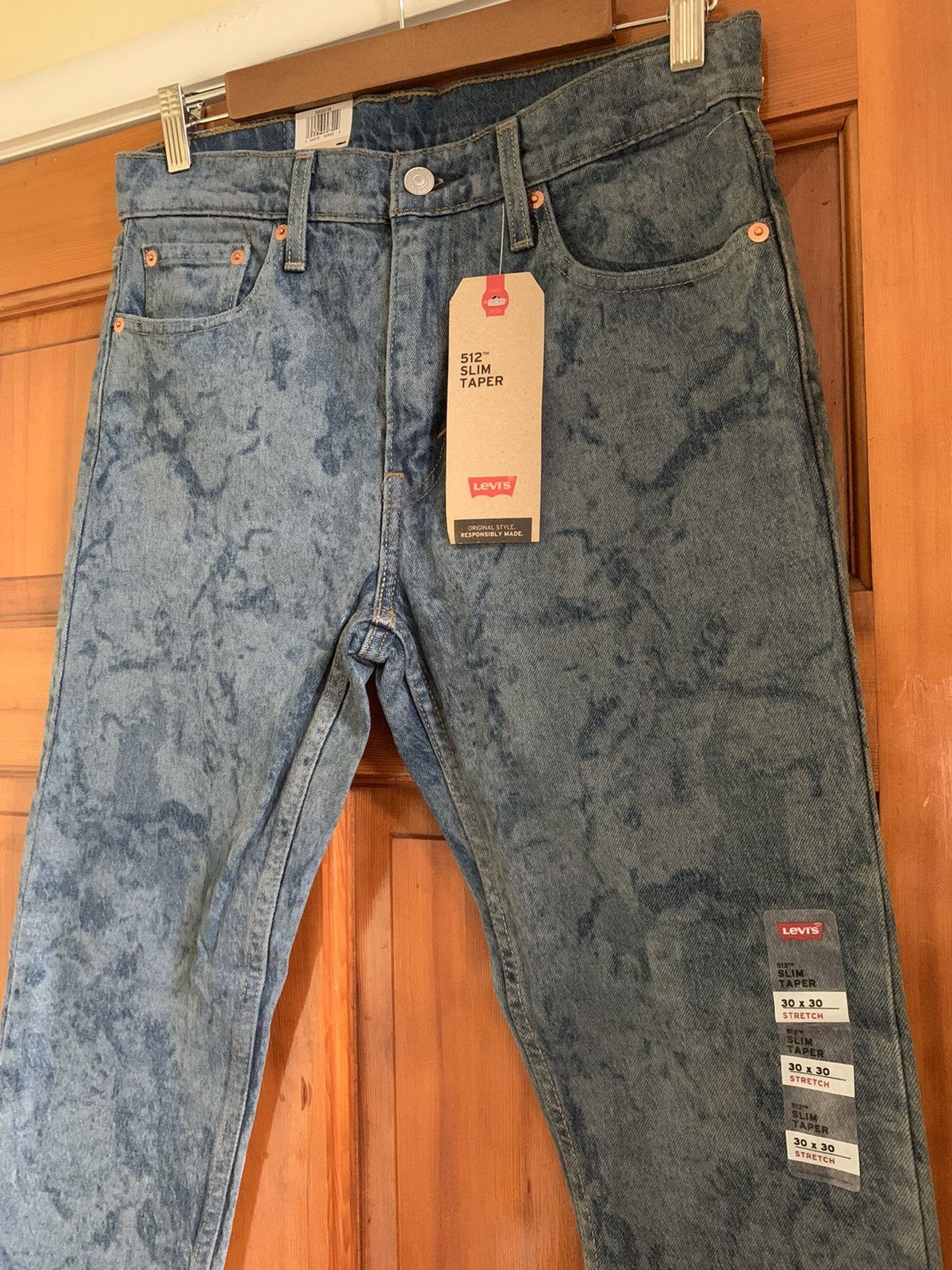 Levi's × Levi's Vintage Clothing *RARE* Brand New Levi’s 512 Slim Taper Rare Wash Jeans - 30 Size US 30 / EU 46 - 2 Thumbnail