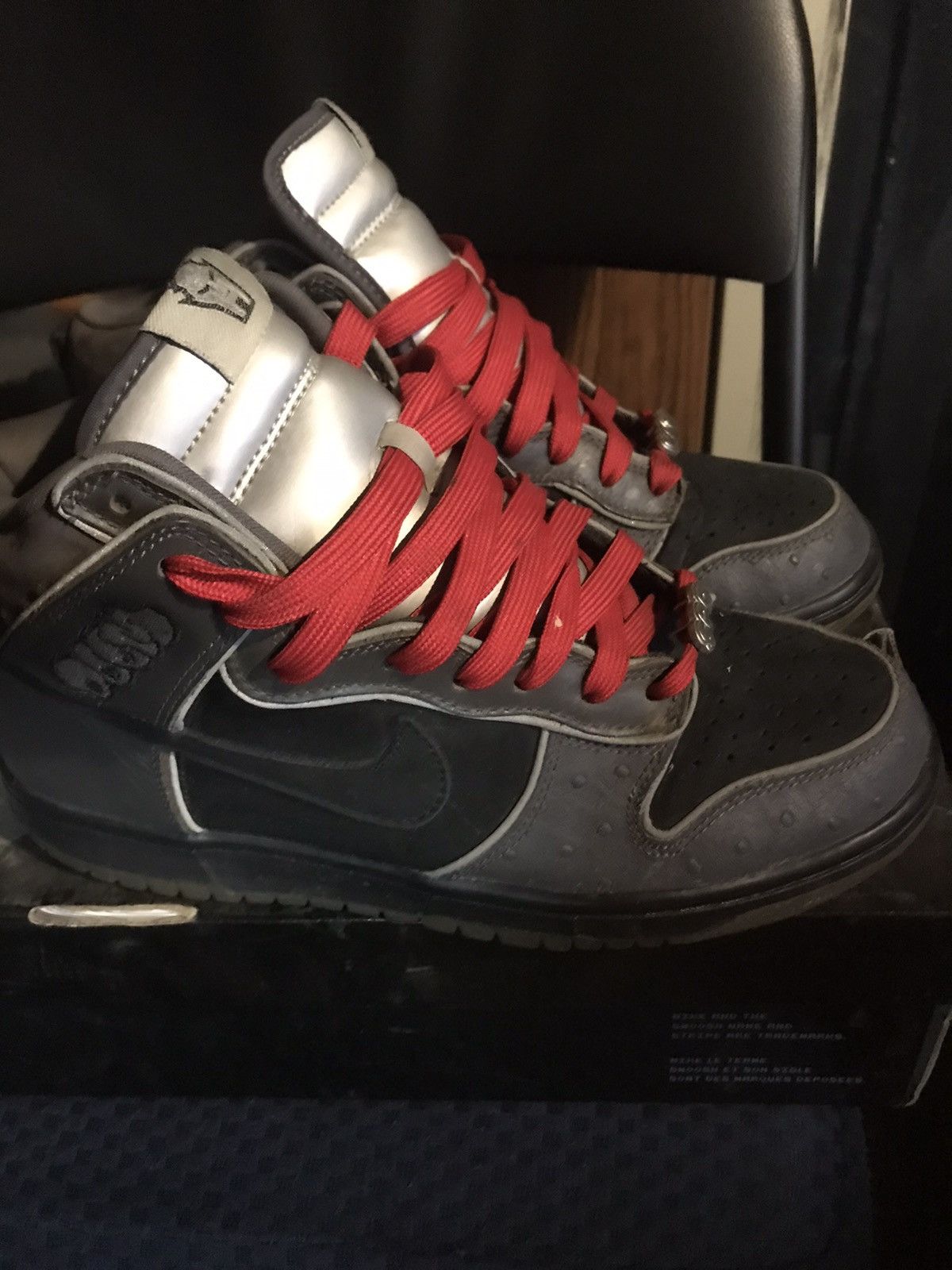 Nike Dunk High SB Premium MF Doom 2007 Size US 7.5 / EU 40-41 - 3 Thumbnail