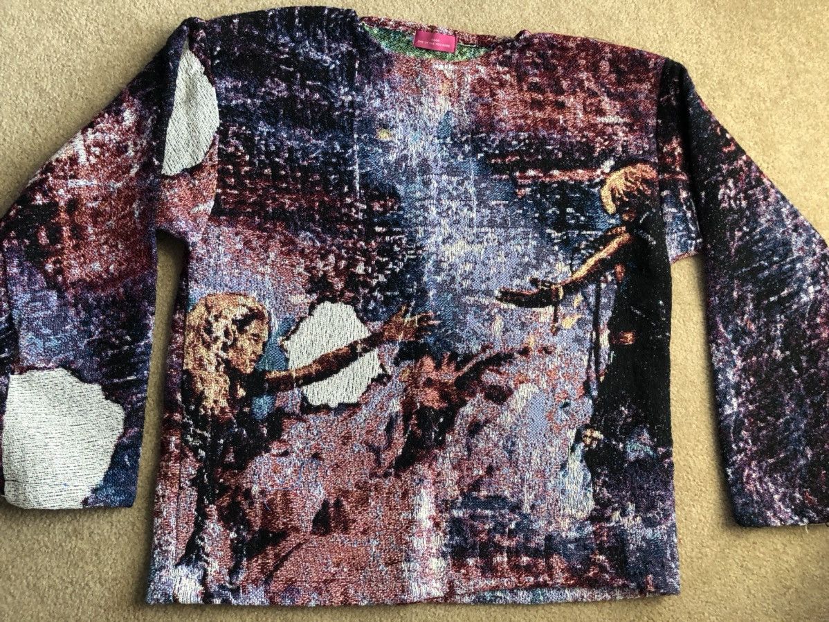 4x1111 collab with Zorgasm Woven Tapestry Sweater size Large! 2024 1/1