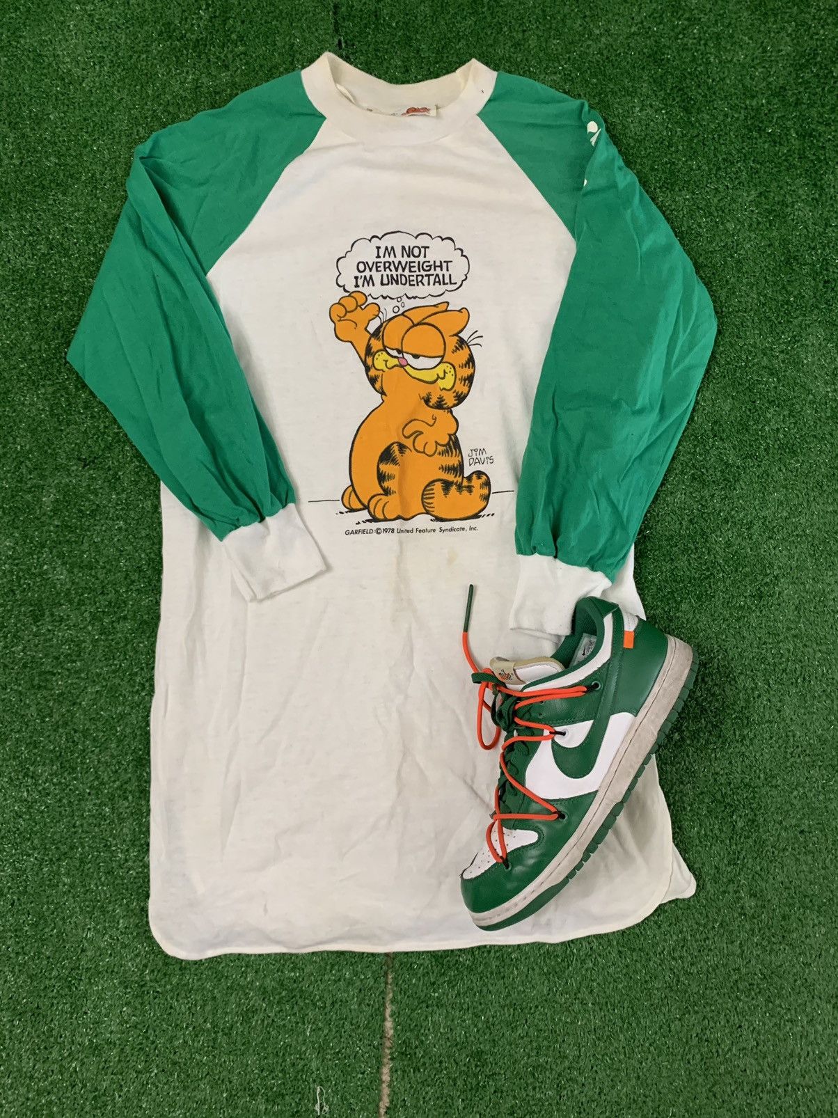 Garfield × Vintage Vintage 1978 Garfield Longsleeve tee