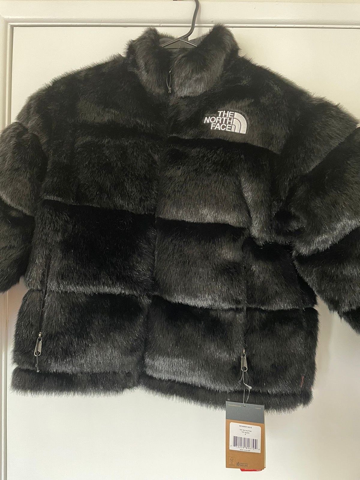 Supreme X The North Face Faux Fur Jacket - Black for Men