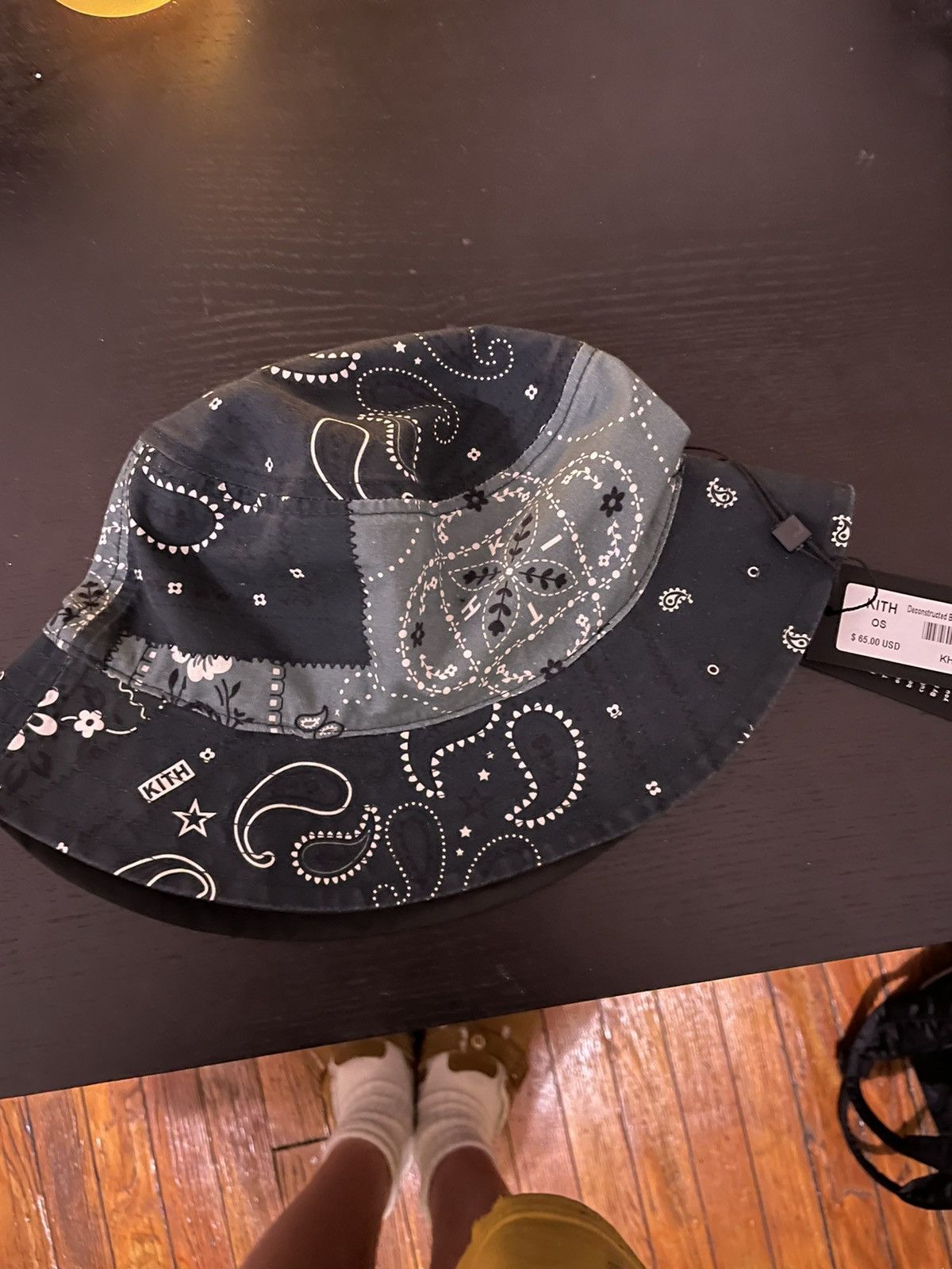 Kith Deconstructed bandanna bucket hat | Grailed