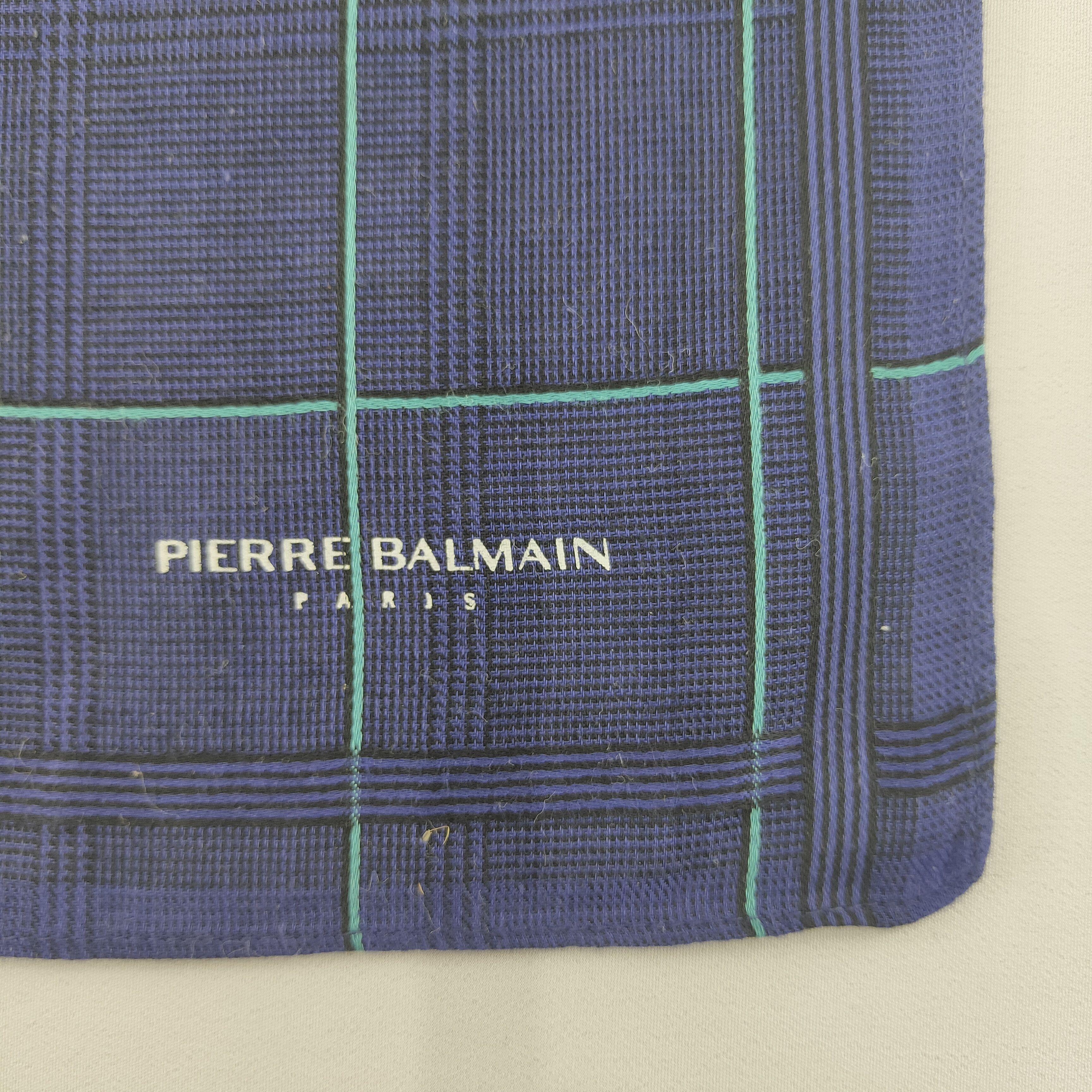 Pierre Balmain × Vintage Pierre Balmain Handkerchief headscarf bandana - 3F2087 Size ONE SIZE - 5 Thumbnail