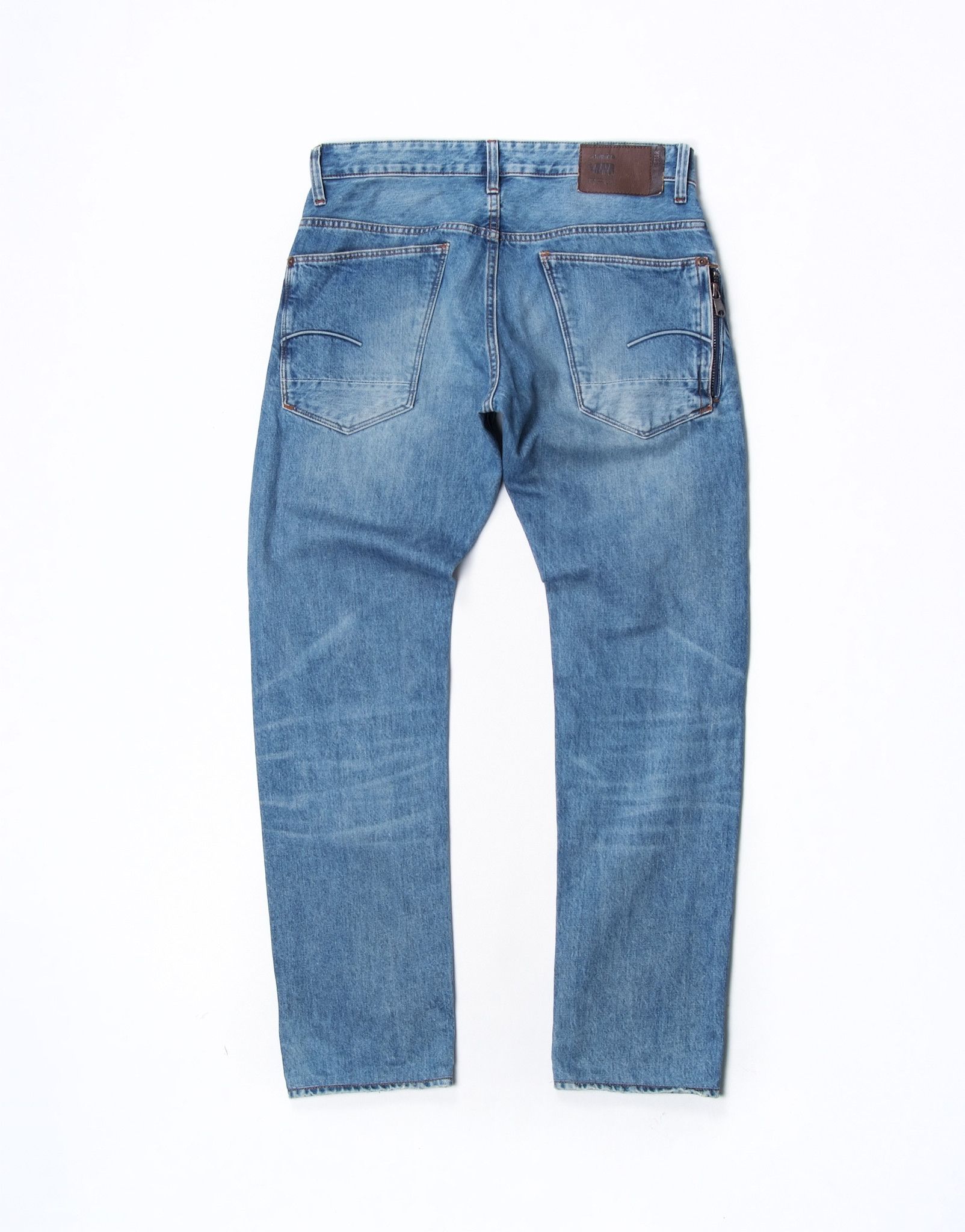 G-Star × Pharrell G Star Raw TYPE C BACK ZIP 3D SLIM JEANS Size US 32 / EU 48 - 3 Thumbnail