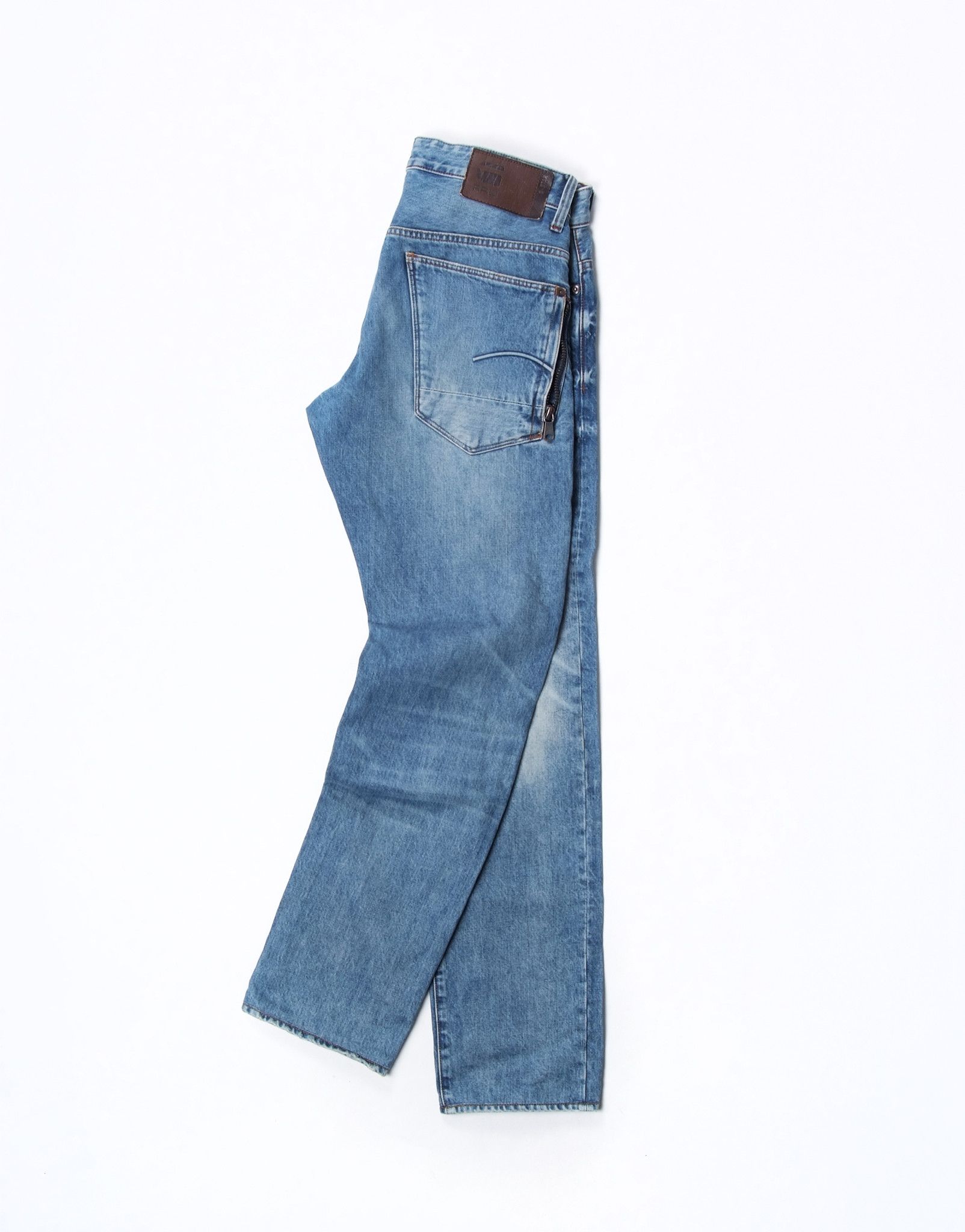 G-Star × Pharrell G Star Raw TYPE C BACK ZIP 3D SLIM JEANS Size US 32 / EU 48 - 2 Thumbnail