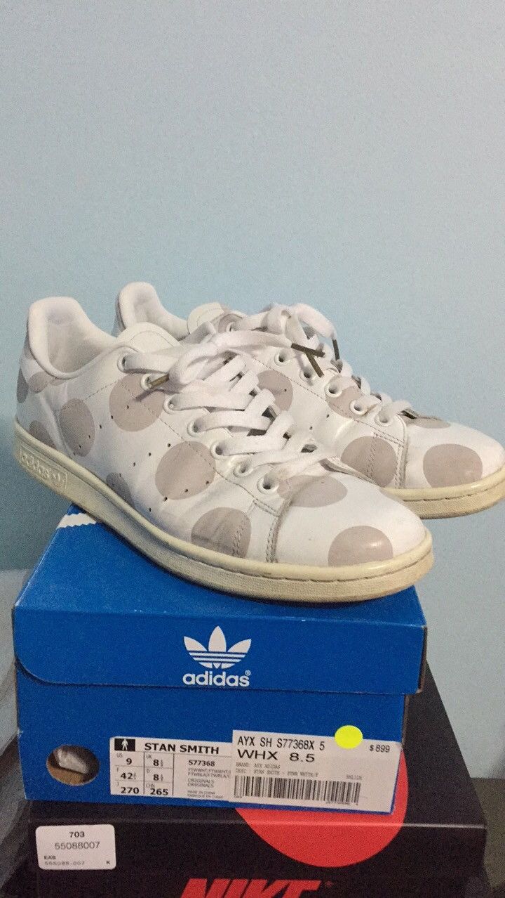 Adidas Stan Smith 3m Polka Dot White Grailed