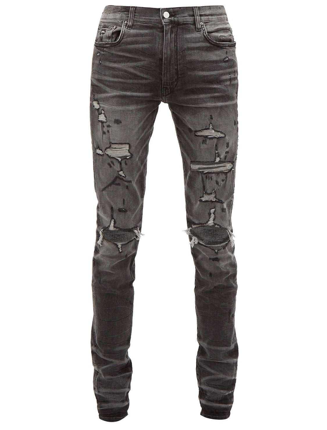 Amiri 100% authentic Amiri Thrasher distressed slim legs jeans Size US 28 / EU 44 - 1 Thumbnail