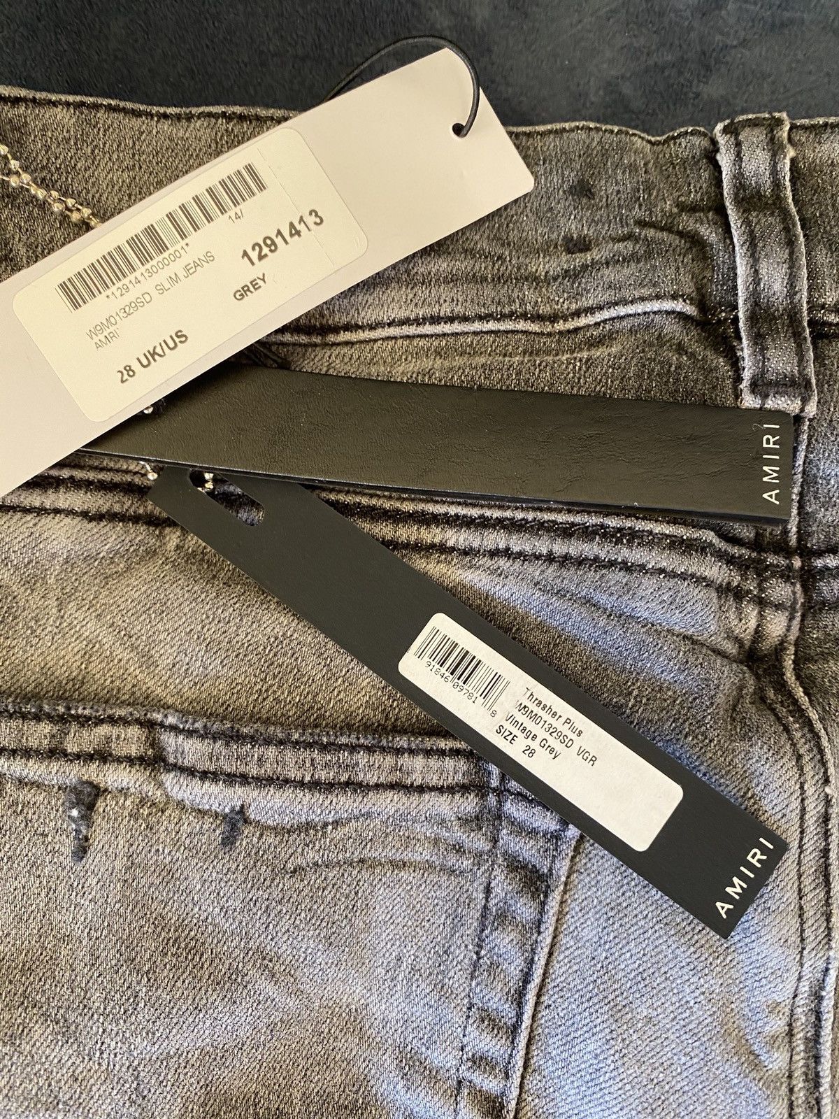 Amiri 100% authentic Amiri Thrasher distressed slim legs jeans Size US 28 / EU 44 - 8 Thumbnail