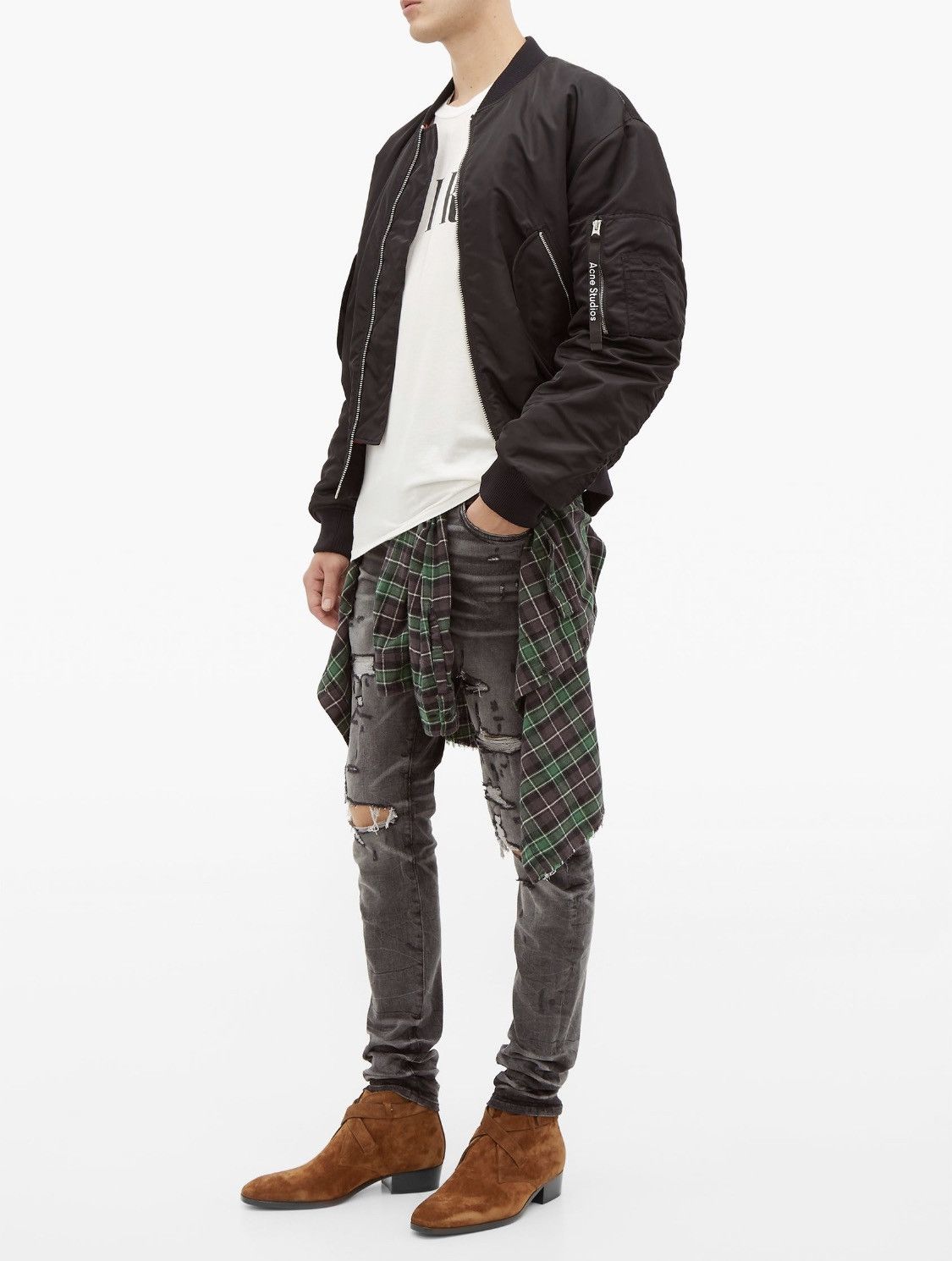 Amiri 100% authentic Amiri Thrasher distressed slim legs jeans Size US 28 / EU 44 - 4 Thumbnail