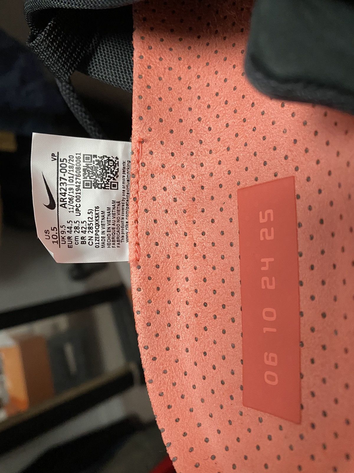 Fear of God × Nike Nike Air Fear of God 1 - Size 10.5M - Triple Black Size US 10.5 / EU 43-44 - 13 Thumbnail