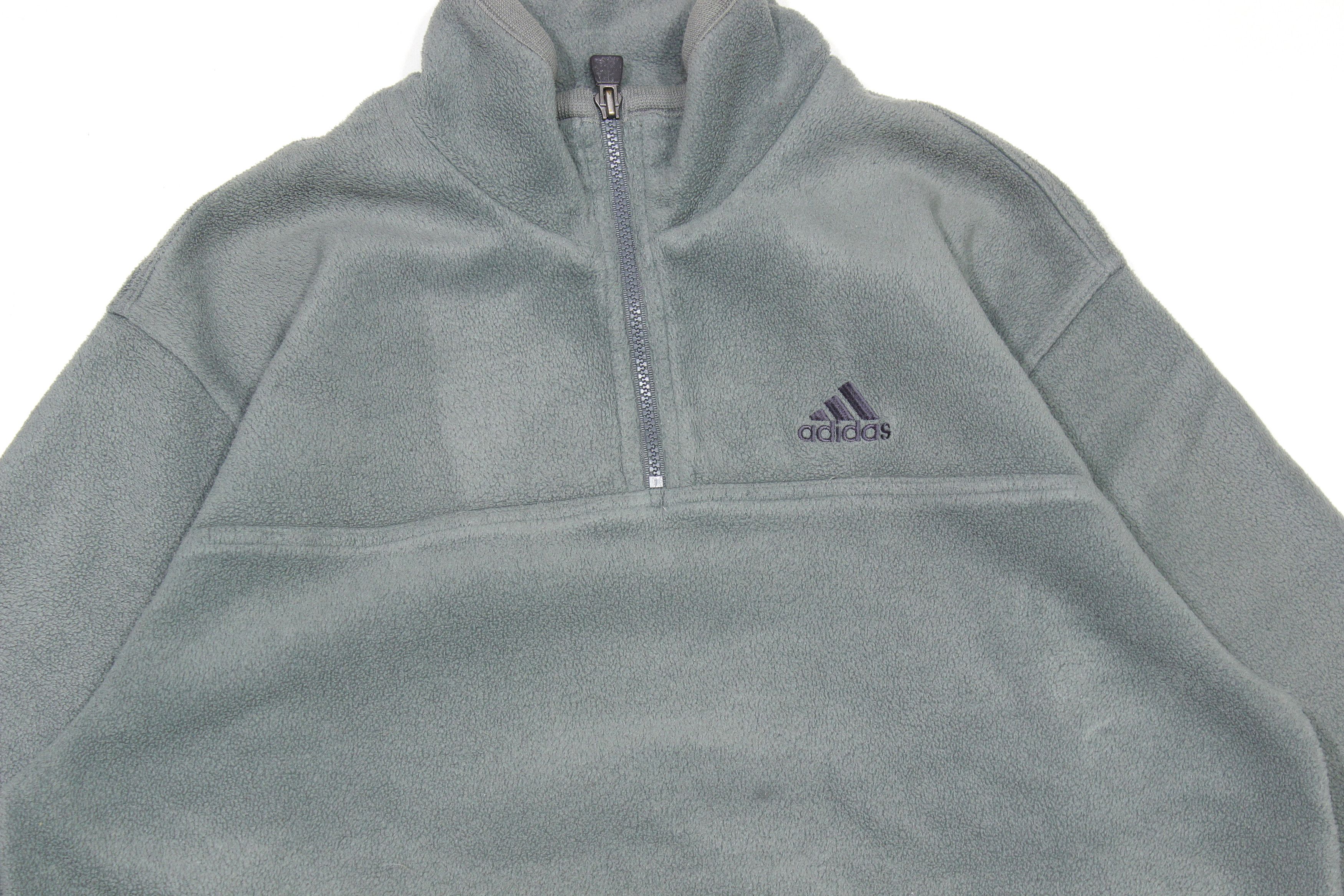 Adidas 2000 Logo Fleece Jacket Size US M / EU 48-50 / 2 - 3 Thumbnail