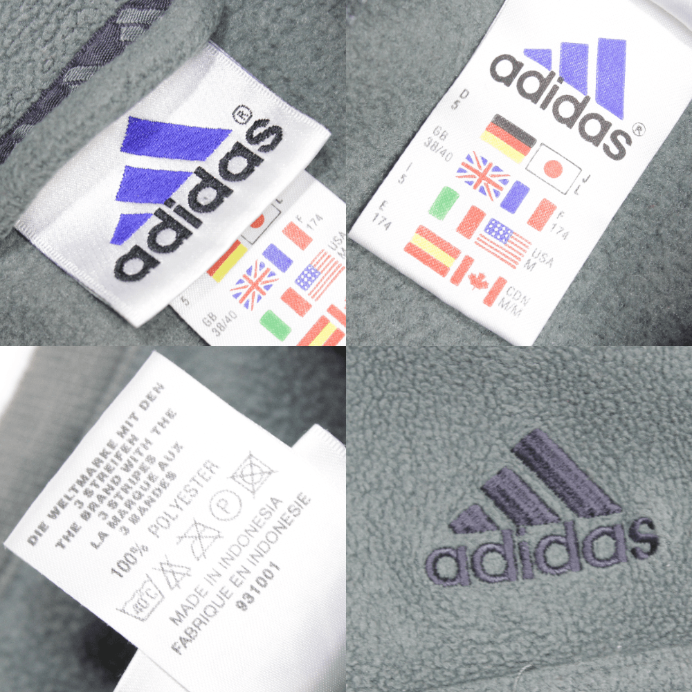 Adidas 2000 Logo Fleece Jacket Size US M / EU 48-50 / 2 - 11 Thumbnail