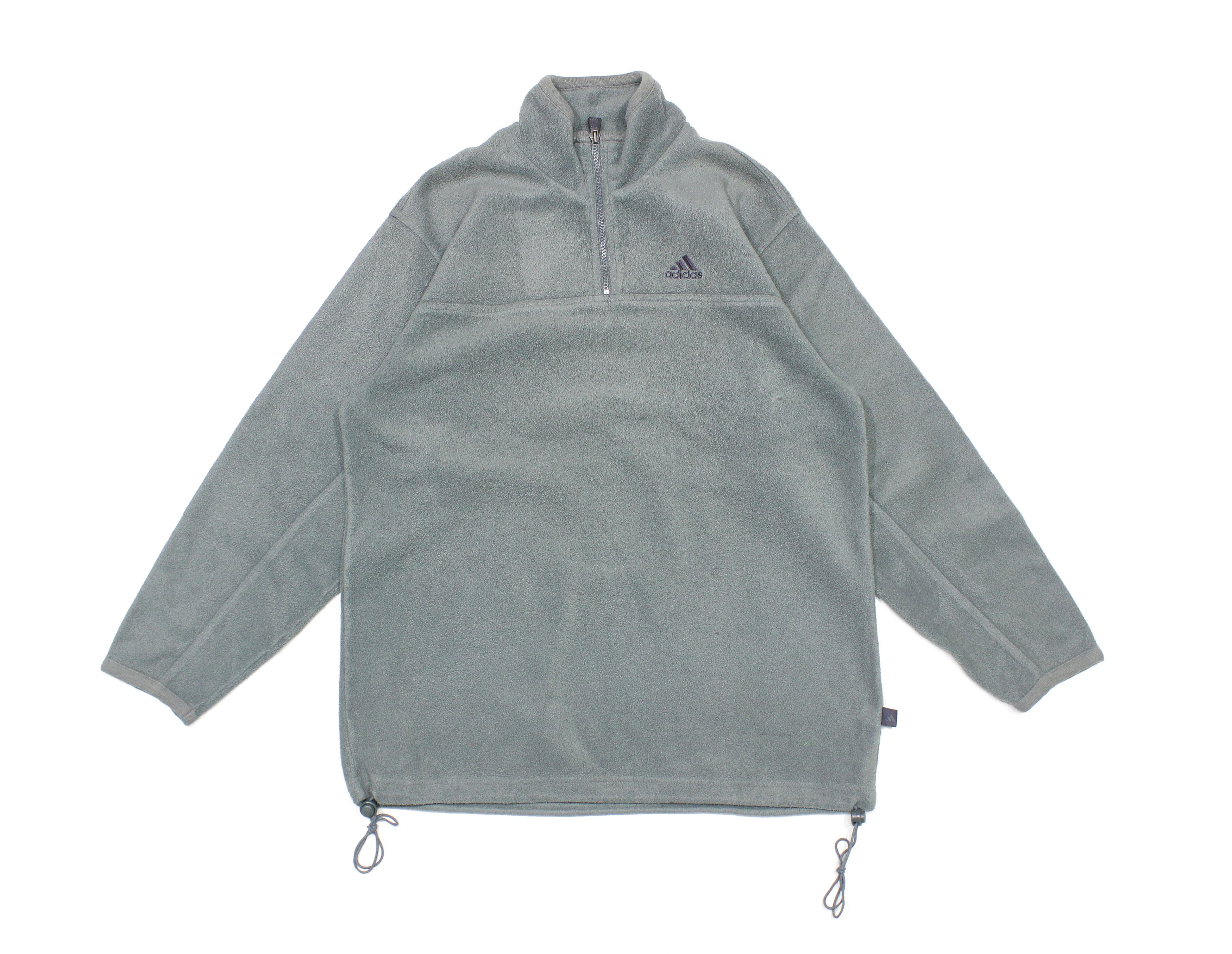 Adidas 2000 Logo Fleece Jacket Size US M / EU 48-50 / 2 - 1 Thumbnail