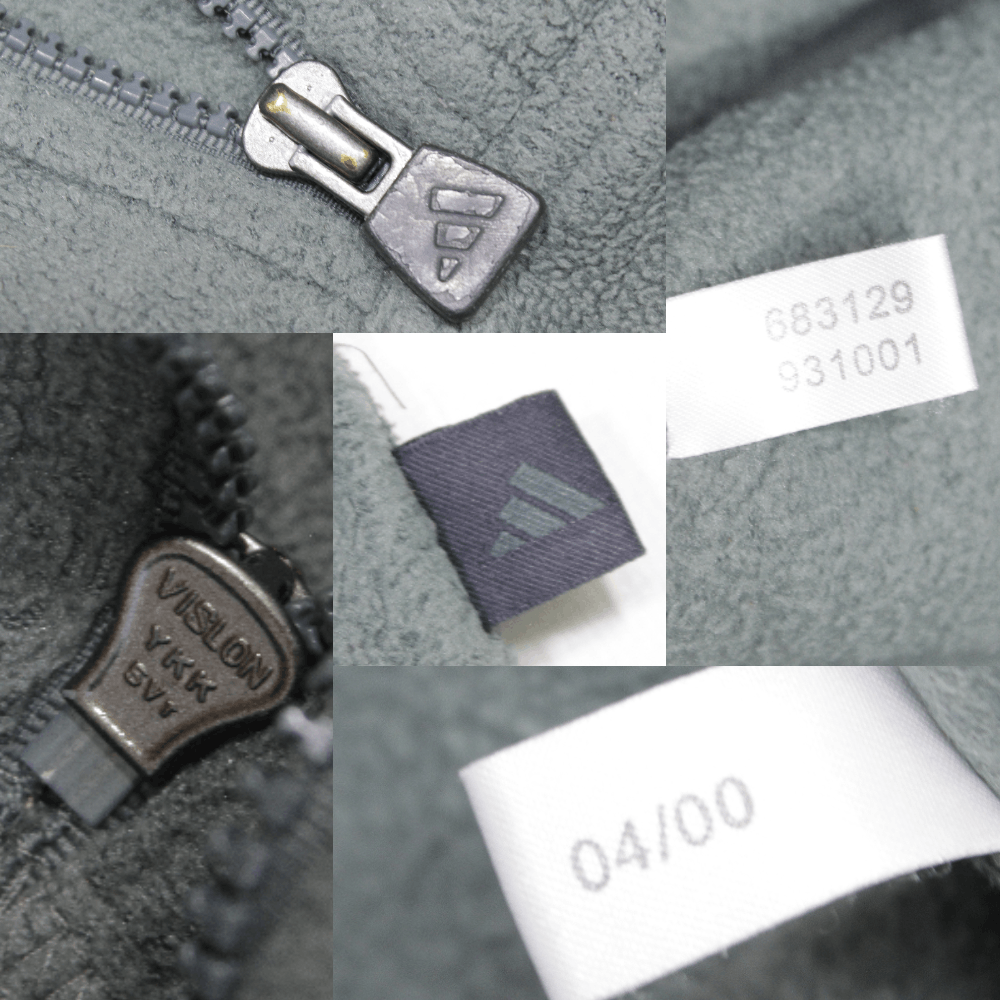 Adidas 2000 Logo Fleece Jacket Size US M / EU 48-50 / 2 - 12 Thumbnail