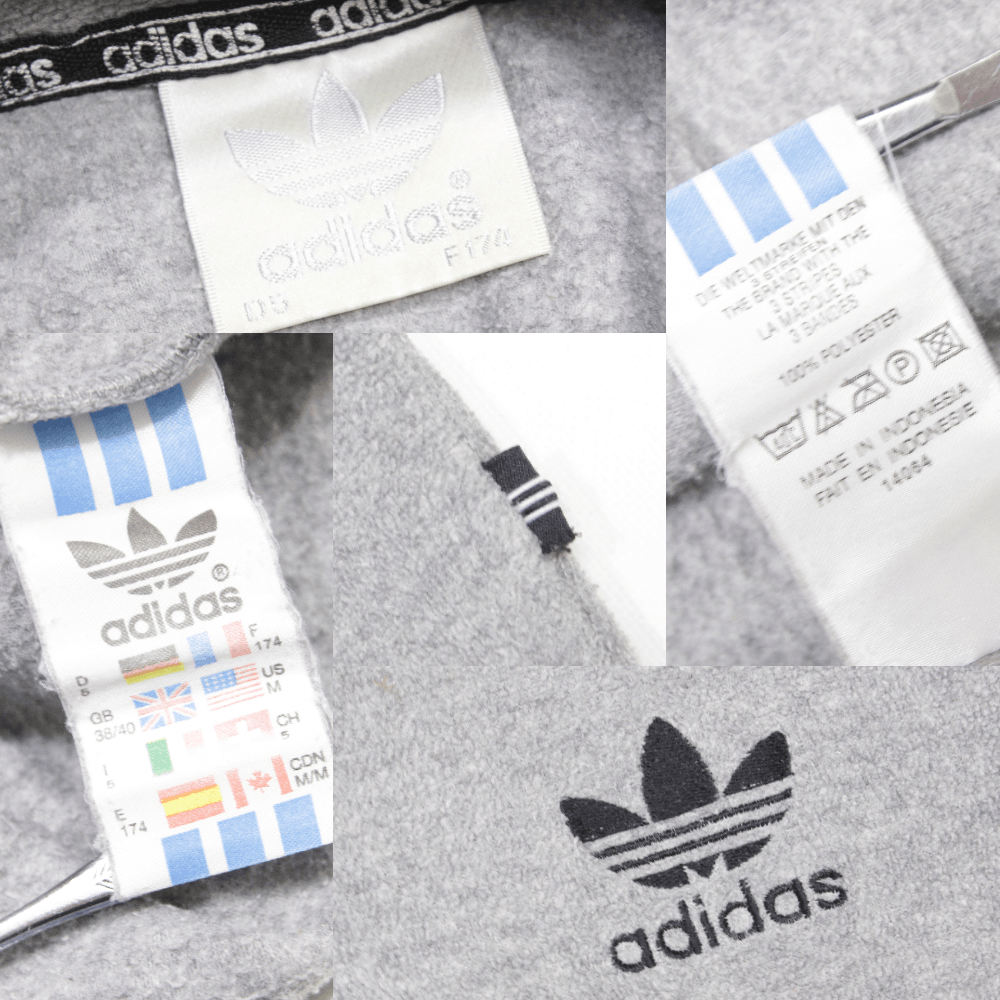 Adidas 90S Logo Baggy Fleece Jacket Size US M / EU 48-50 / 2 - 10 Thumbnail