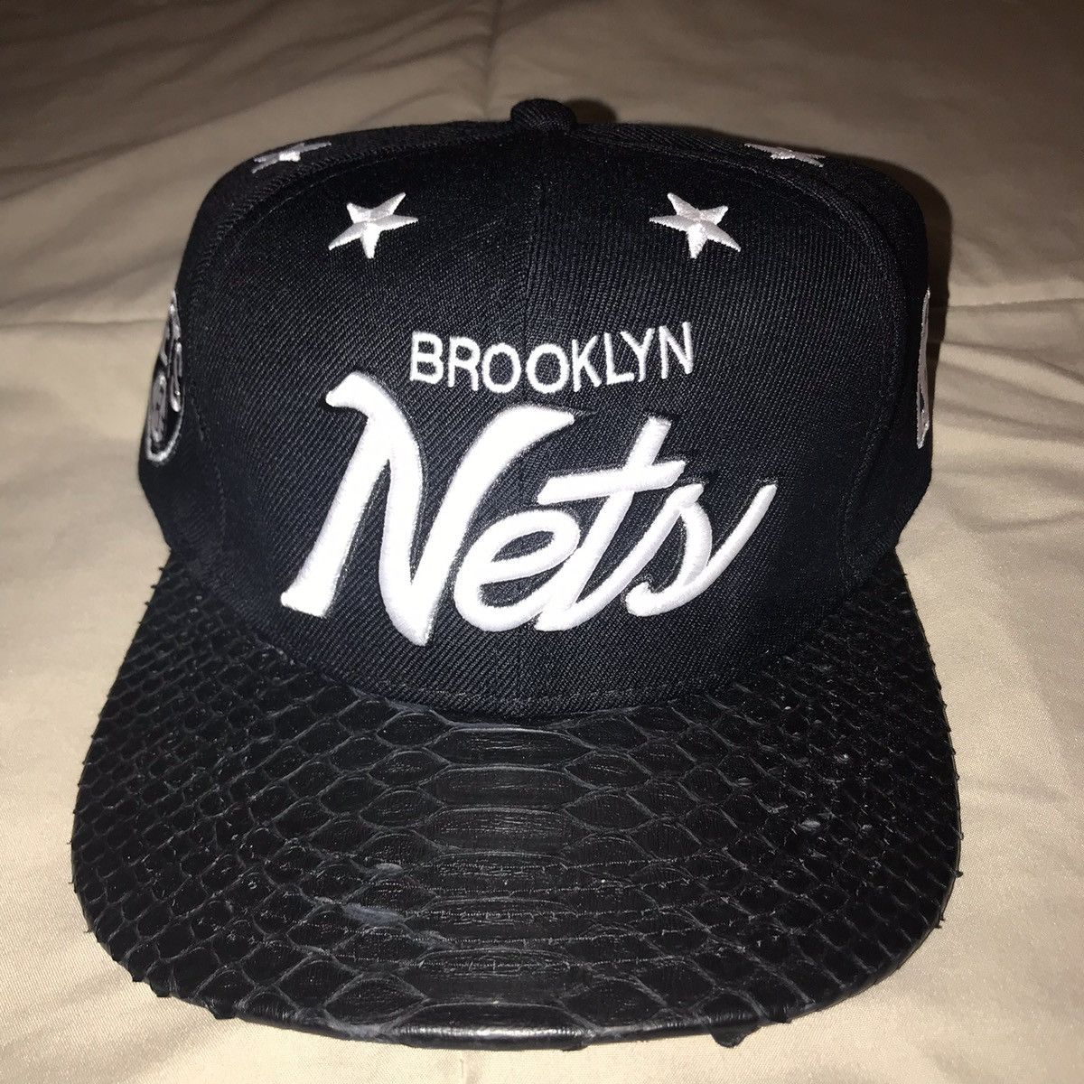 Just Don Just Don Brooklyn Nets Strapback RSVP Black Hat | Grailed