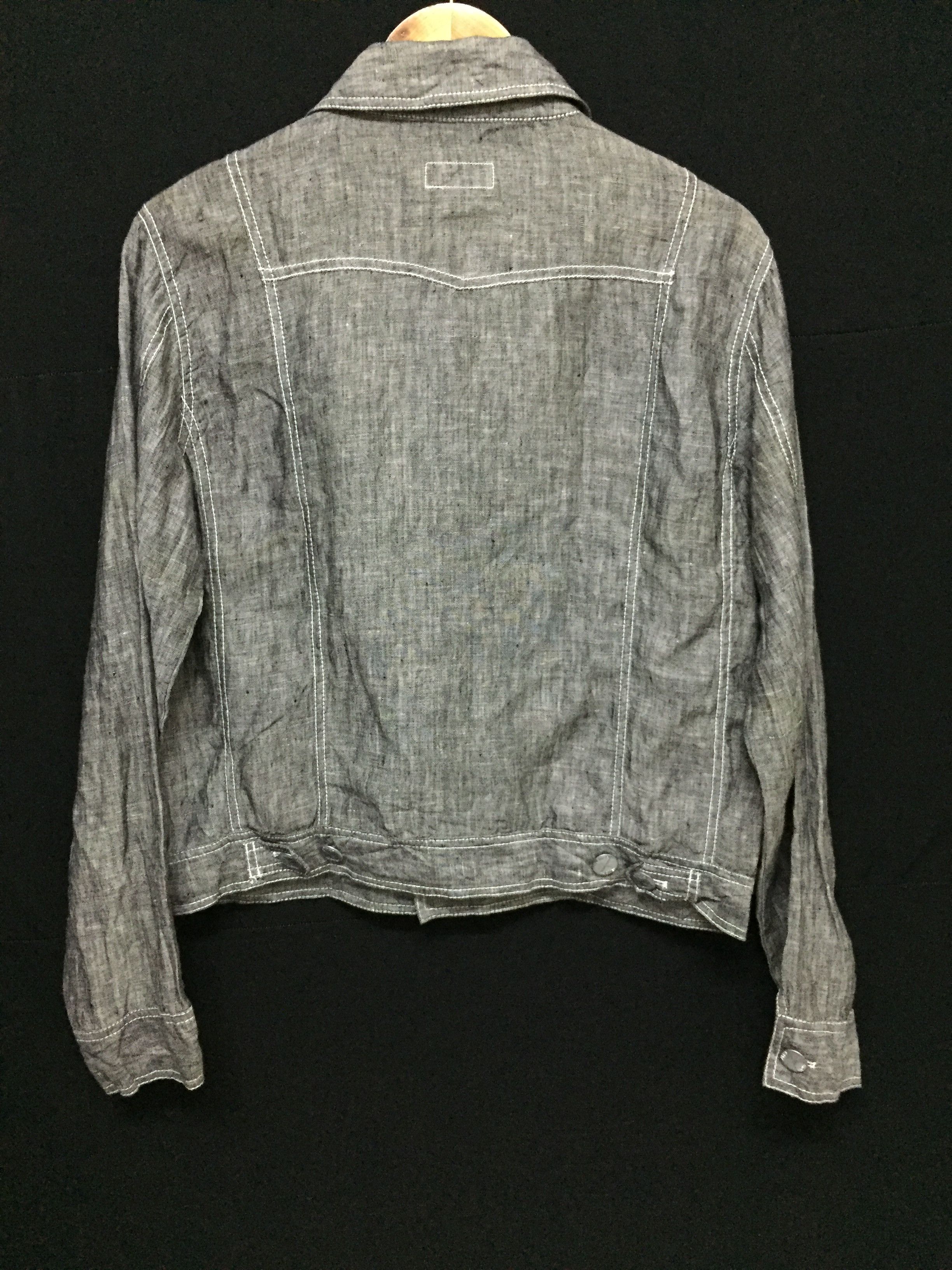 Final Home 90's Big Button detailing slab chambray issey miyake Size US S / EU 44-46 / 1 - 7 Thumbnail