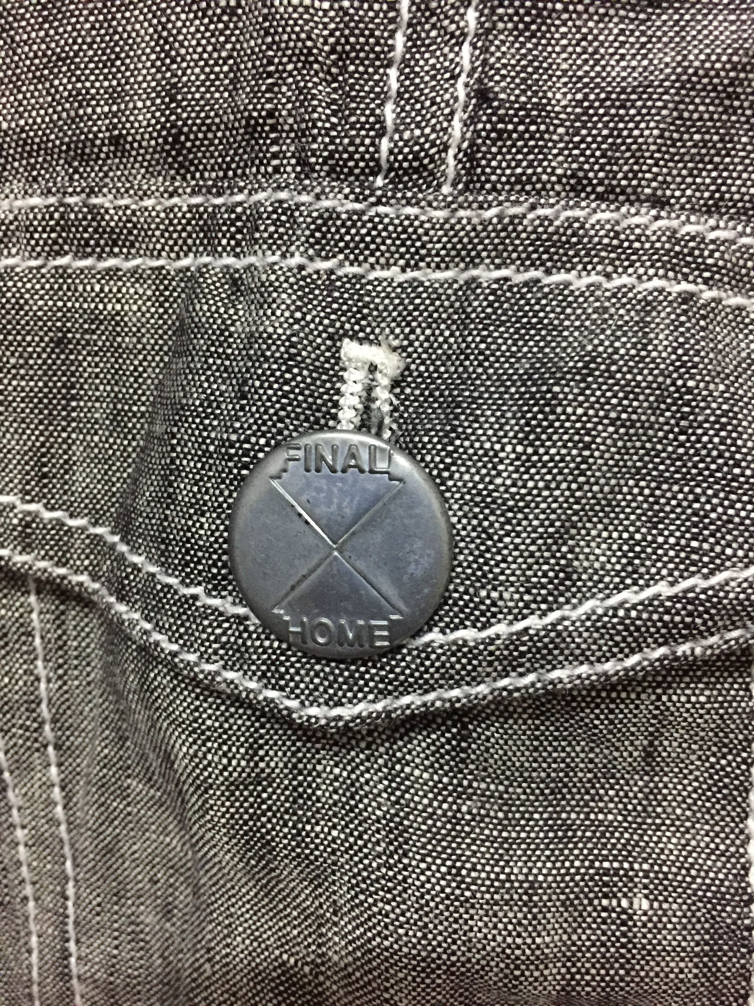 Final Home 90's Big Button detailing slab chambray issey miyake Size US S / EU 44-46 / 1 - 5 Thumbnail