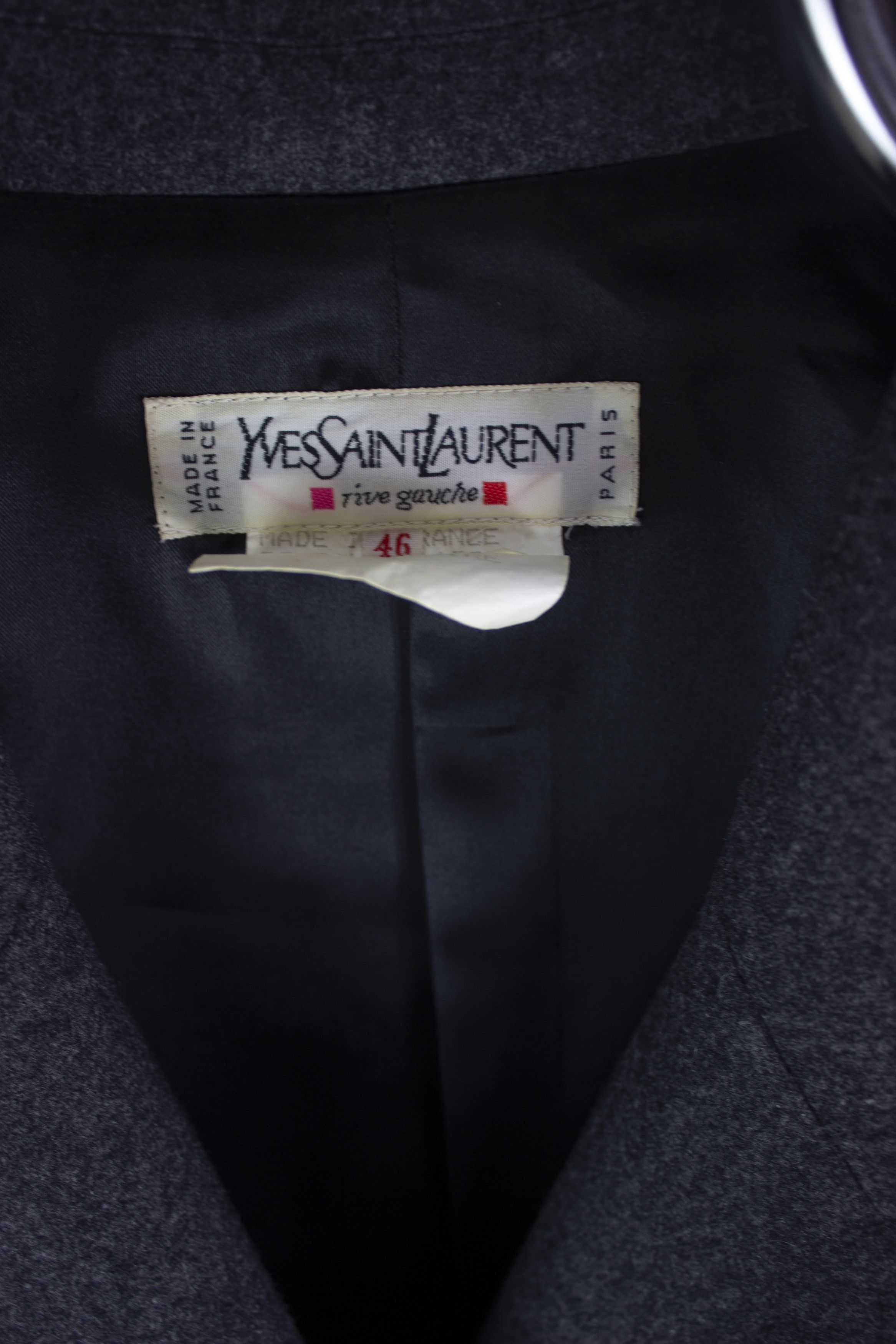 Yves Saint Laurent YSL Suit Jacket Size 44L - 4 Thumbnail