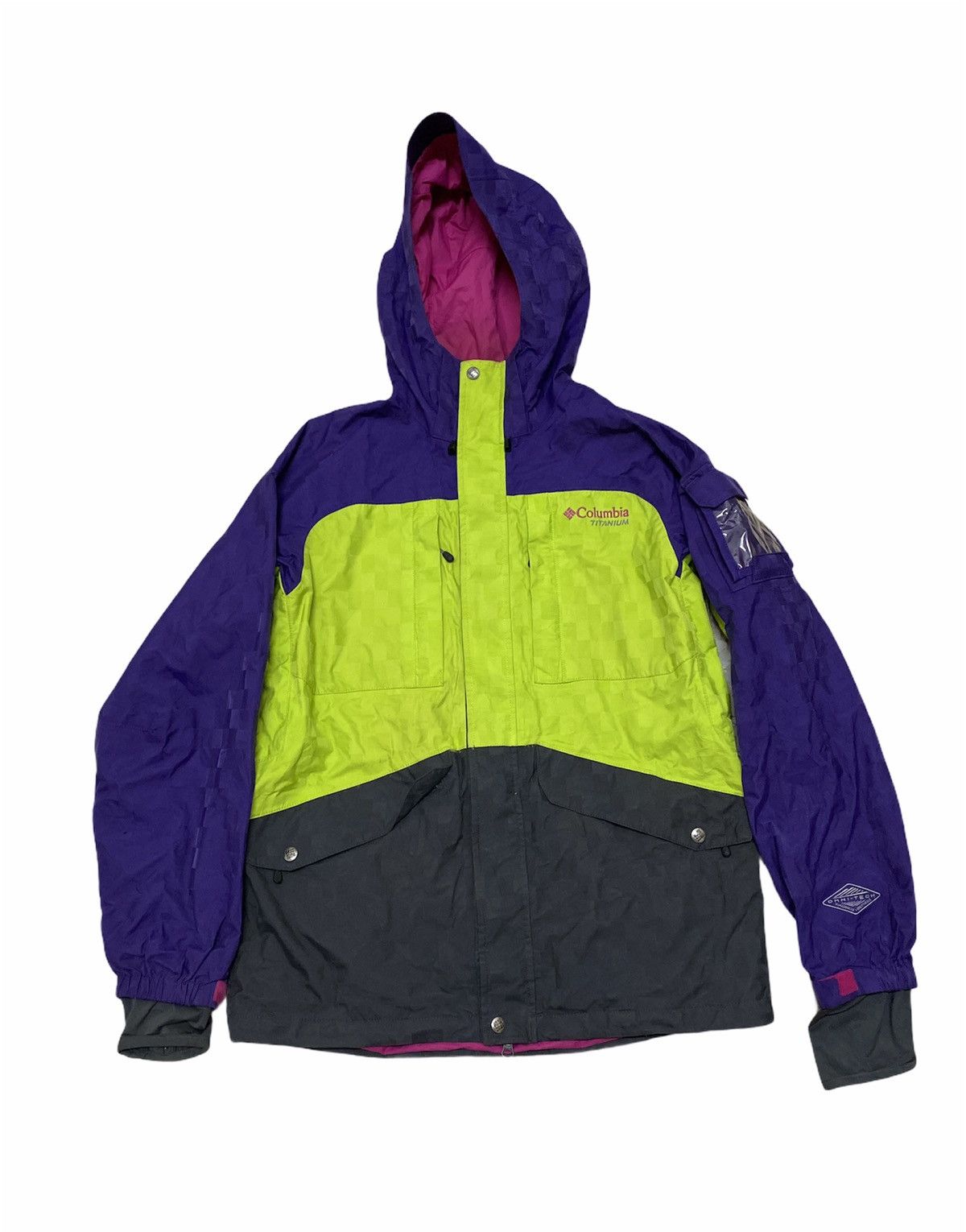 Columbia Titanium Multicolor TechWear Jacket Omnitech Design