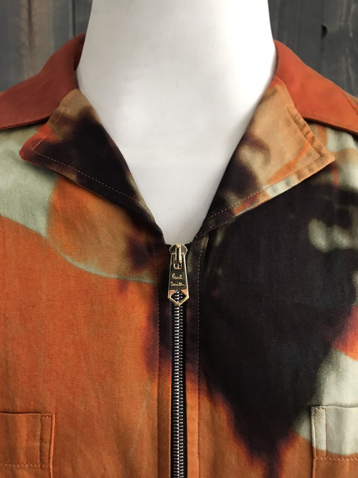 Paul Smith Zippered short sleeve cotton shirt Size US XL / EU 56 / 4 - 2 Thumbnail
