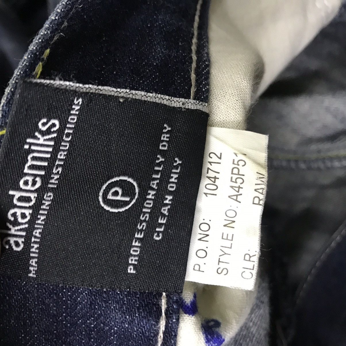 Akademiks Akademiks Spellout Denim Baggy Cropped Pant Size US 36 / EU 52 - 16 Thumbnail