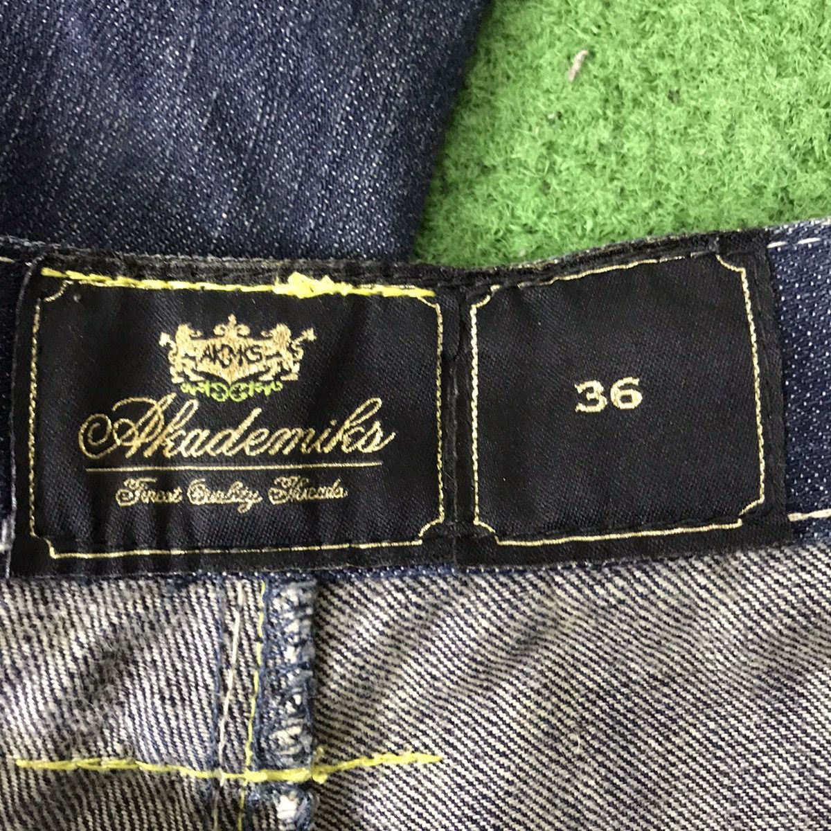 Akademiks Akademiks Spellout Denim Baggy Cropped Pant Size US 36 / EU 52 - 14 Thumbnail