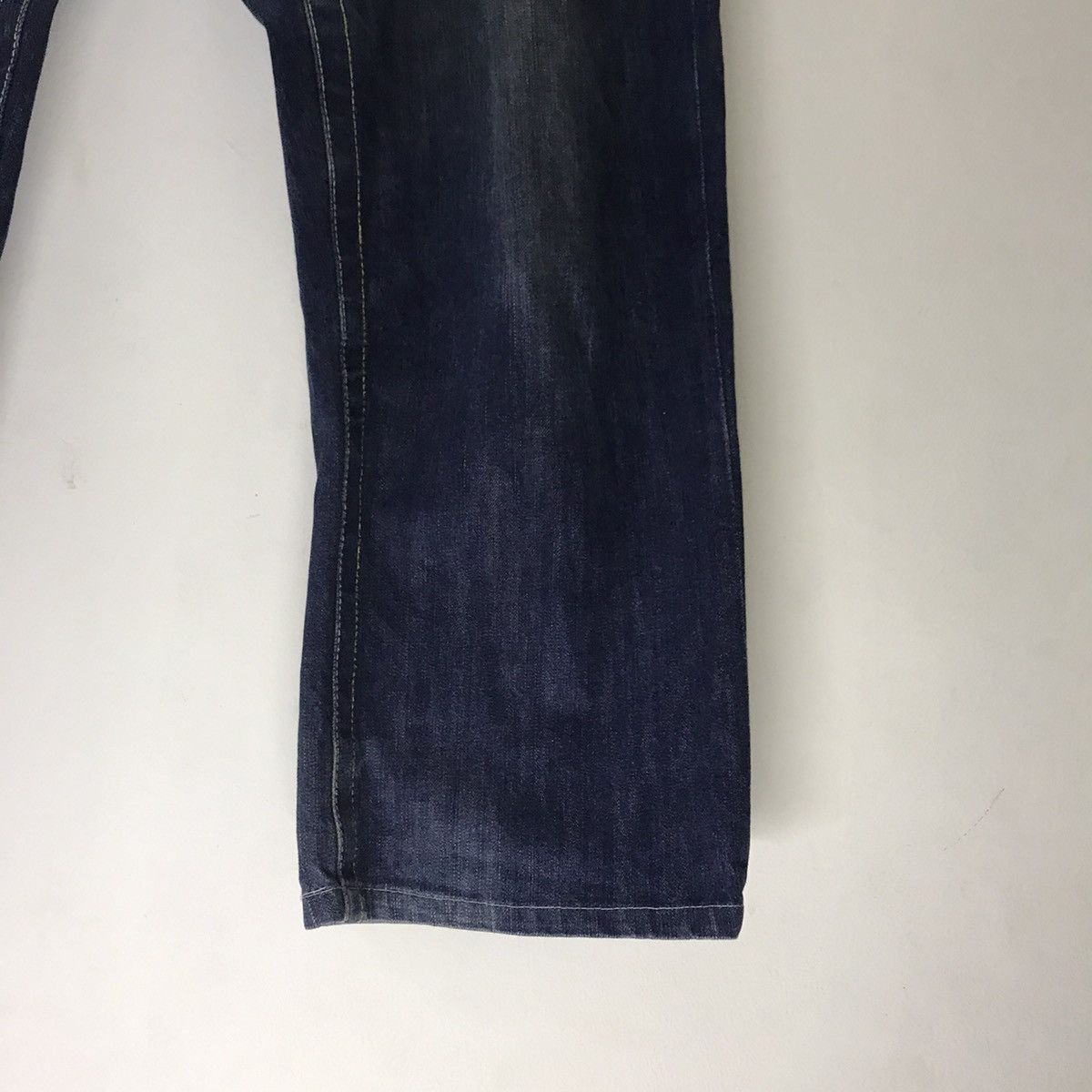 Akademiks Akademiks Spellout Denim Baggy Cropped Pant Size US 36 / EU 52 - 8 Thumbnail