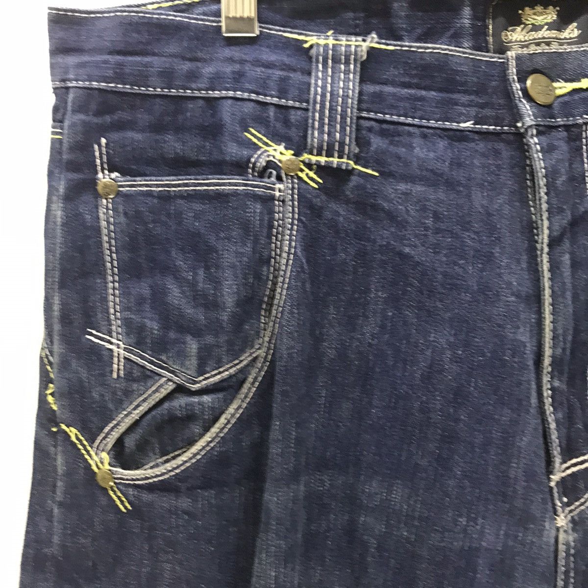 Akademiks Akademiks Spellout Denim Baggy Cropped Pant Size US 36 / EU 52 - 5 Thumbnail