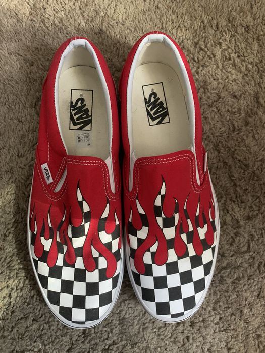 Blood on sale checker vans