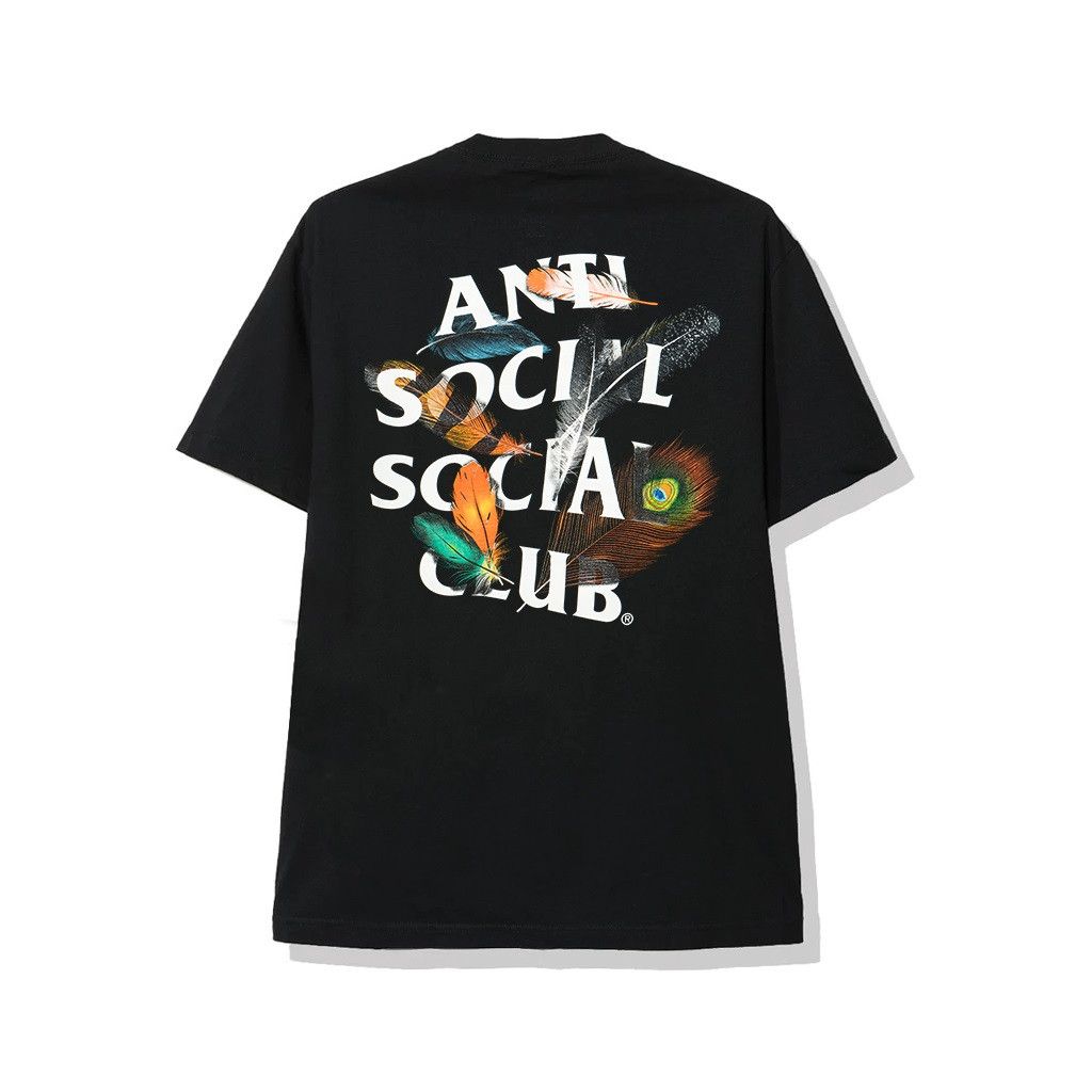 Anti Social Social Club DS White ASSC feathers Birdbath Black Tee FTP FOG KITH BAPE Size US S / EU 44-46 / 1 - 1 Thumbnail