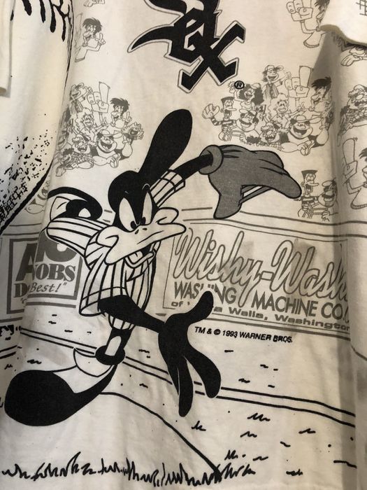 Vintage Chicago White Sox Loony Tunes Warner Brothers Tshirt size