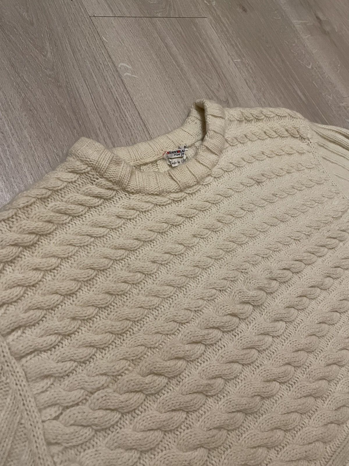Saint Laurent Paris × Vintage × Yves Saint Laurent Vintage Saint Laurent Paris 70s Wool Knitted Sweater Size US M / EU 48-50 / 2 - 4 Thumbnail