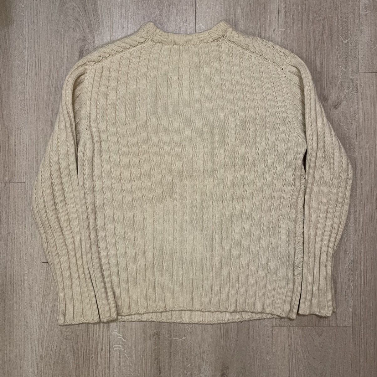 Saint Laurent Paris × Vintage × Yves Saint Laurent Vintage Saint Laurent Paris 70s Wool Knitted Sweater Size US M / EU 48-50 / 2 - 5 Thumbnail