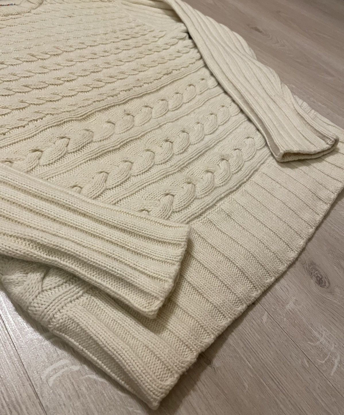 Saint Laurent Paris × Vintage × Yves Saint Laurent Vintage Saint Laurent Paris 70s Wool Knitted Sweater Size US M / EU 48-50 / 2 - 3 Thumbnail