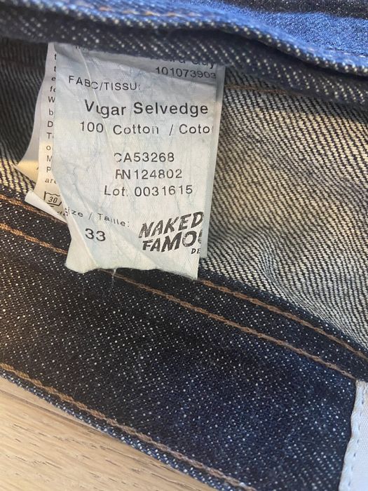 Naked & Famous Naked & Famous Vulgar Selvedge jeans | Grailed