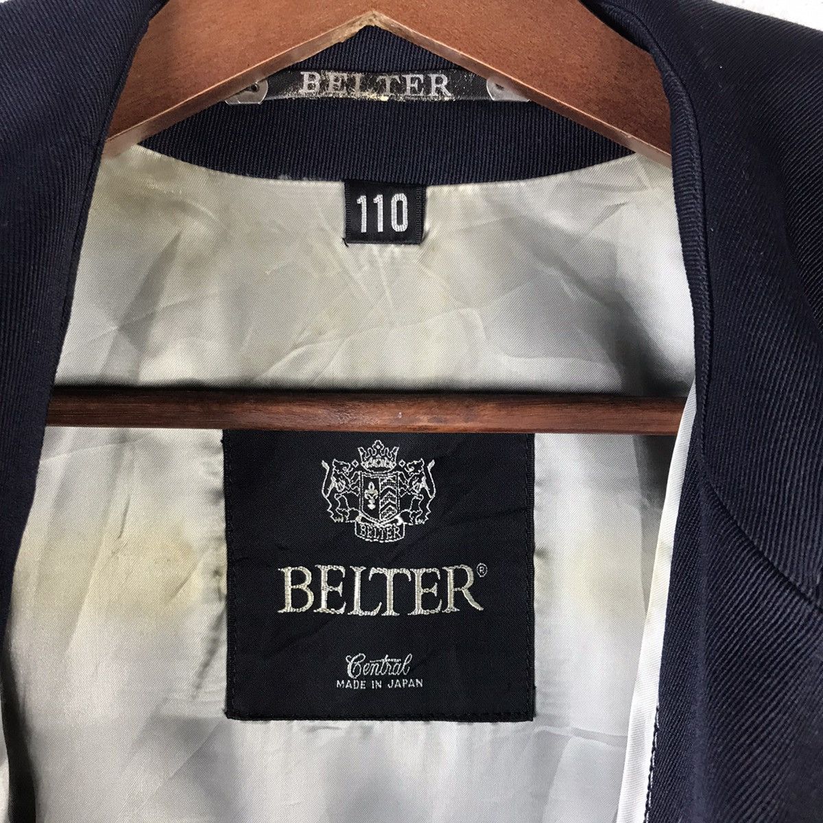 Designer × Japanese Brand × Vintage Japanese Belter Belted Long Coat Jacket Made In Japan Size US S / EU 44-46 / 1 - 2 Thumbnail