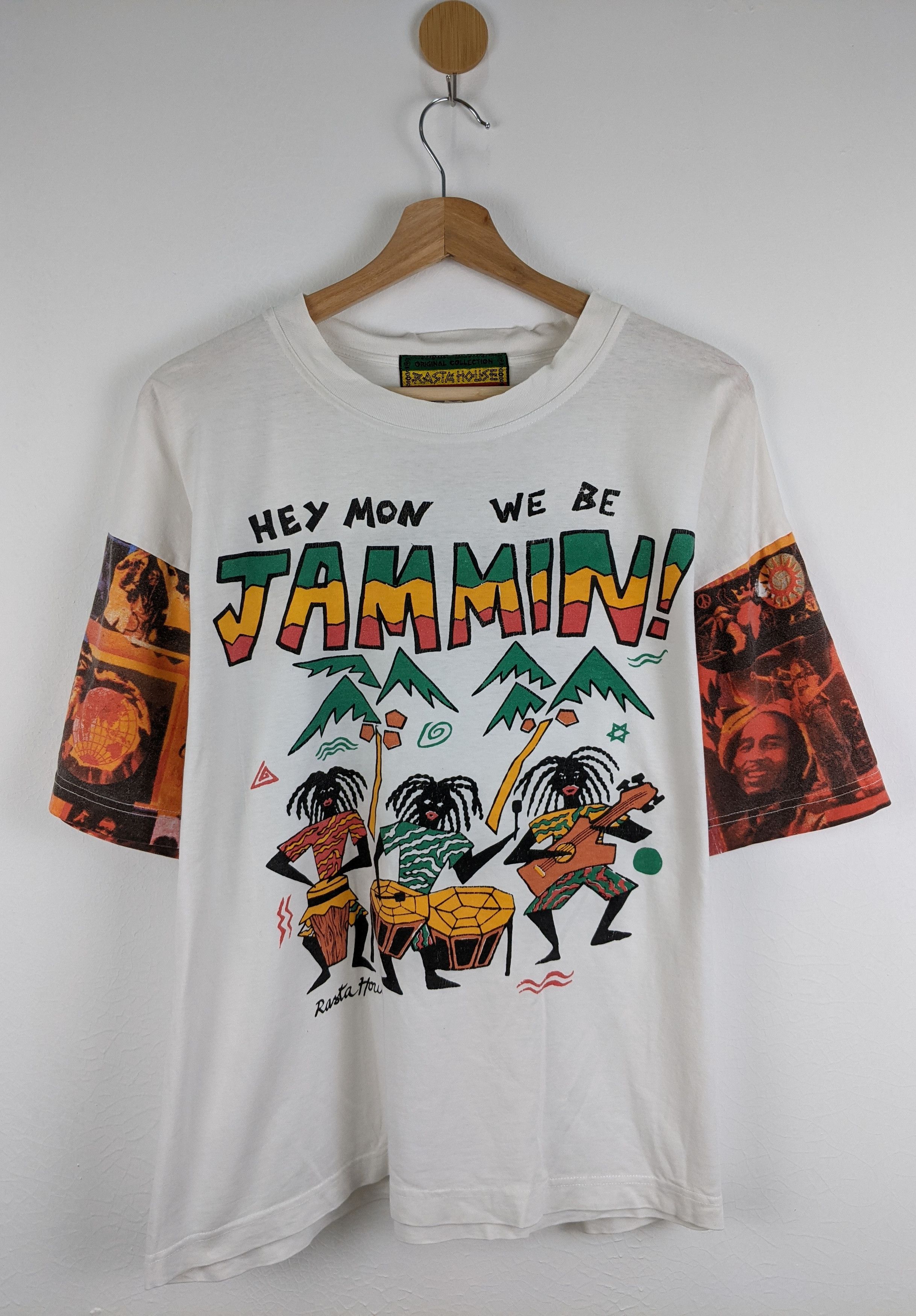 Vintage Vintage Jamaica Rastahouse Shirt Size US M / EU 48-50 / 2 - 1 Thumbnail