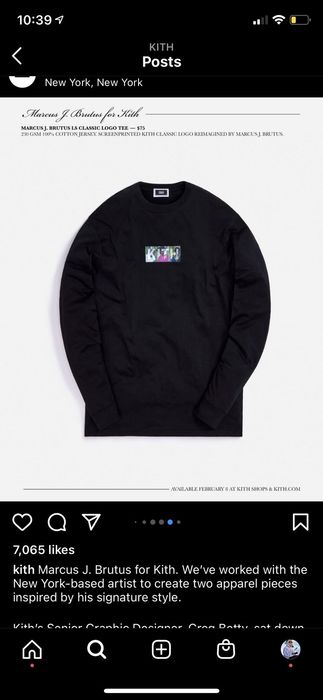 Kith Kith Marcus Brutus Box Logo Long Sleeve Tee | Grailed