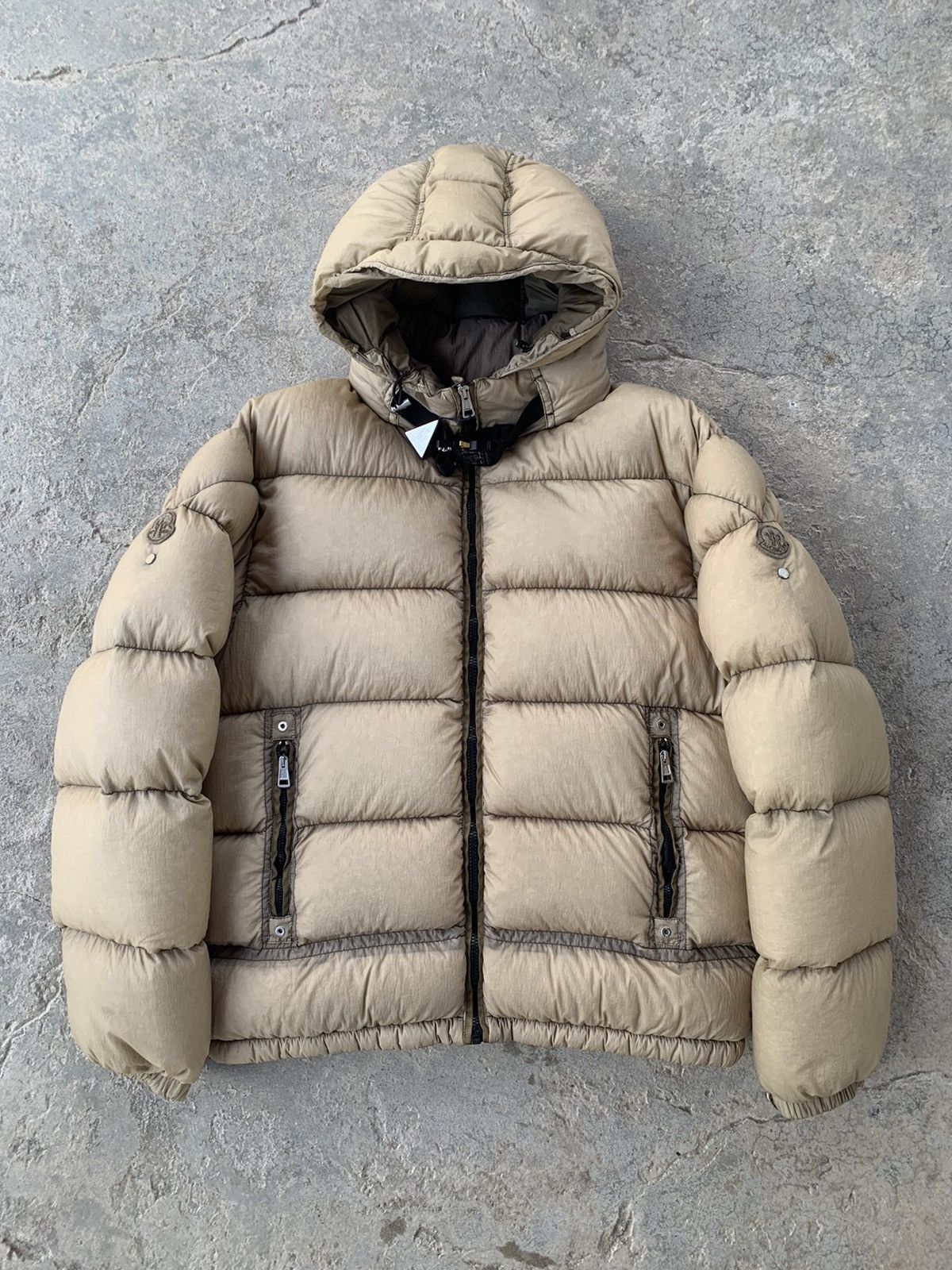 Alyx × Moncler Moncler X Alyx Almond Giubbotto Puffer Jacket | Grailed