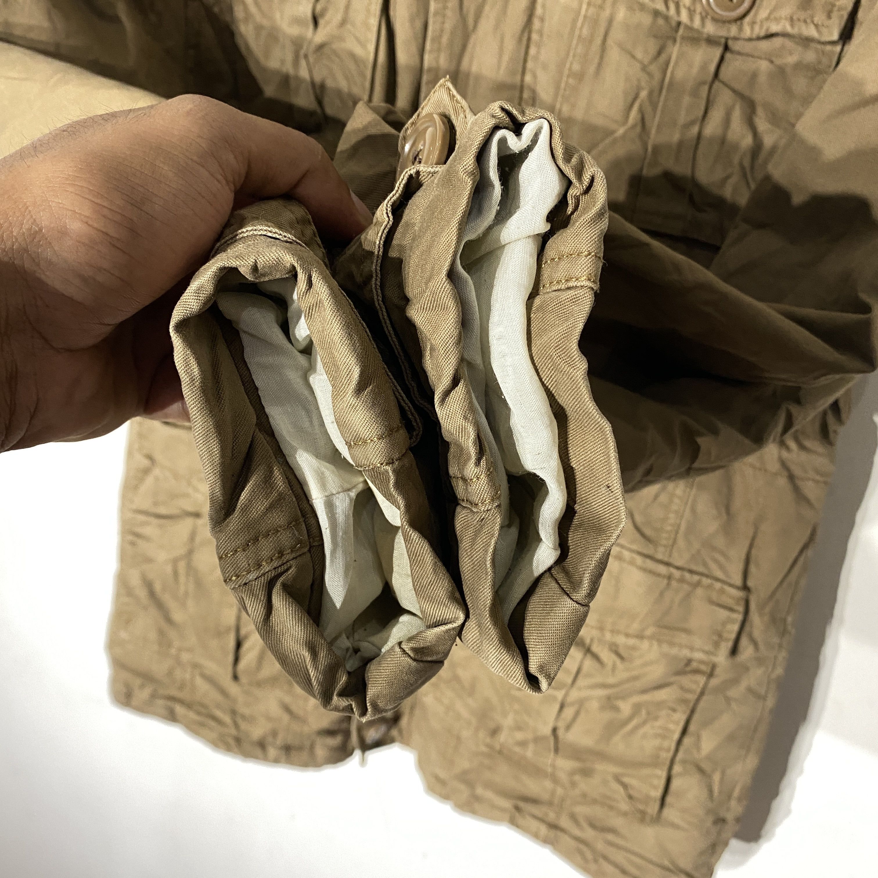 Japanese Brand Wemedo Khaki Multinpocket Jacket Size US L / EU 52-54 / 3 - 7 Thumbnail