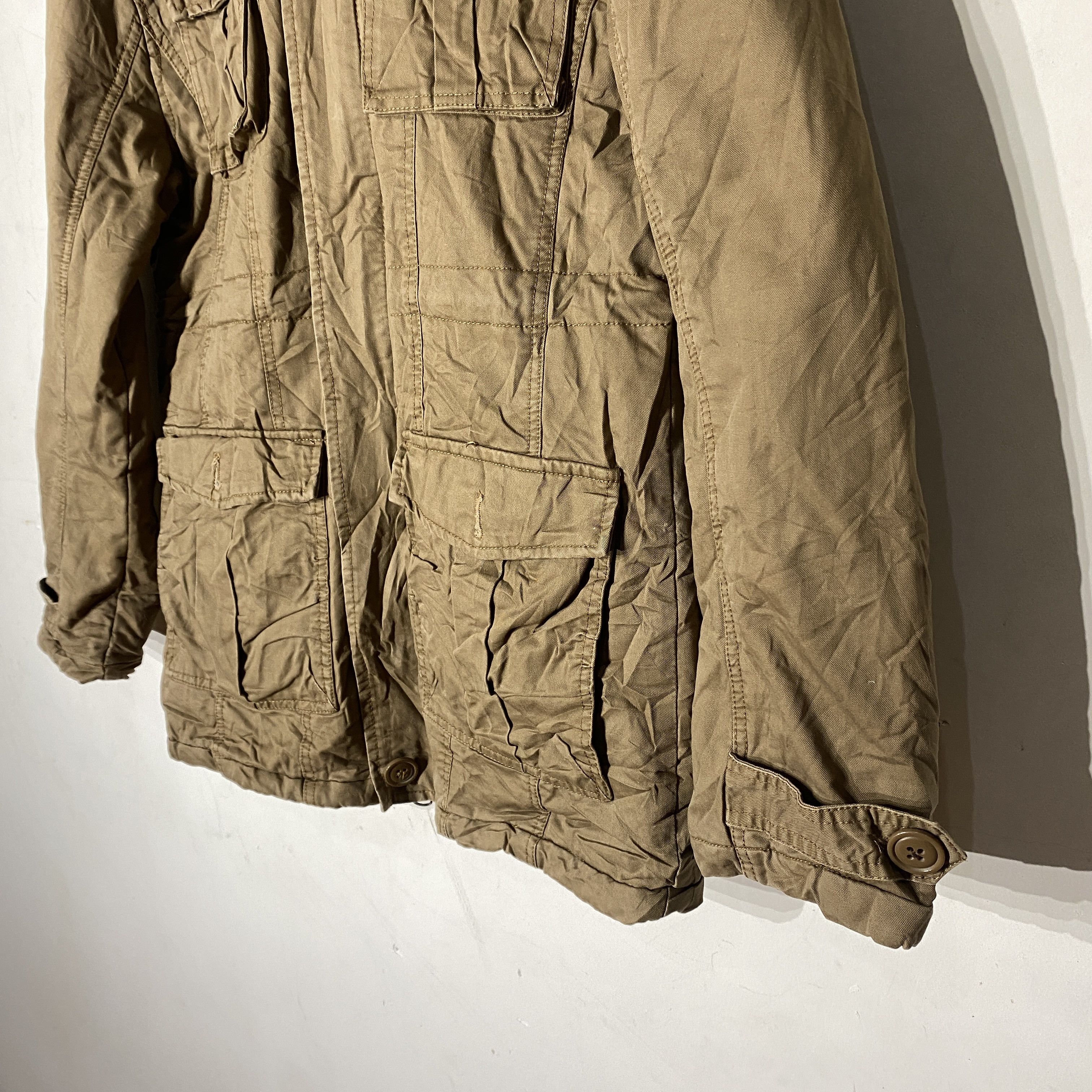 Japanese Brand Wemedo Khaki Multinpocket Jacket Size US L / EU 52-54 / 3 - 5 Thumbnail