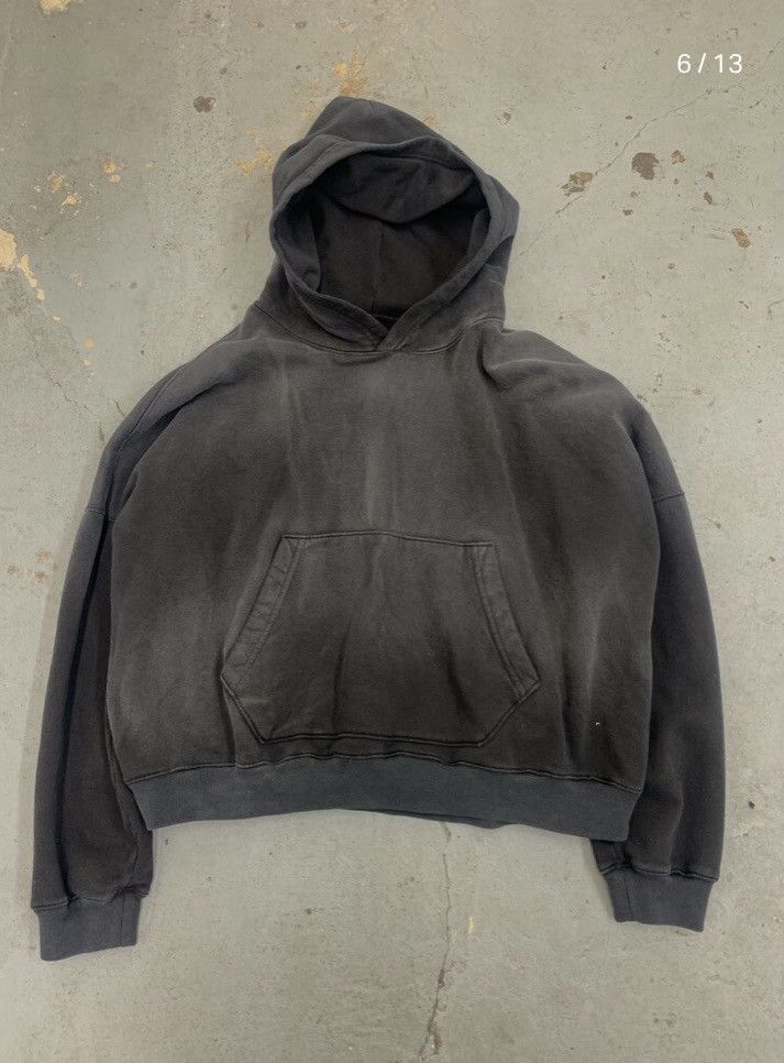 Vintage Oversized Yeezy Season Style Mooji cropped hoodie | Grailed