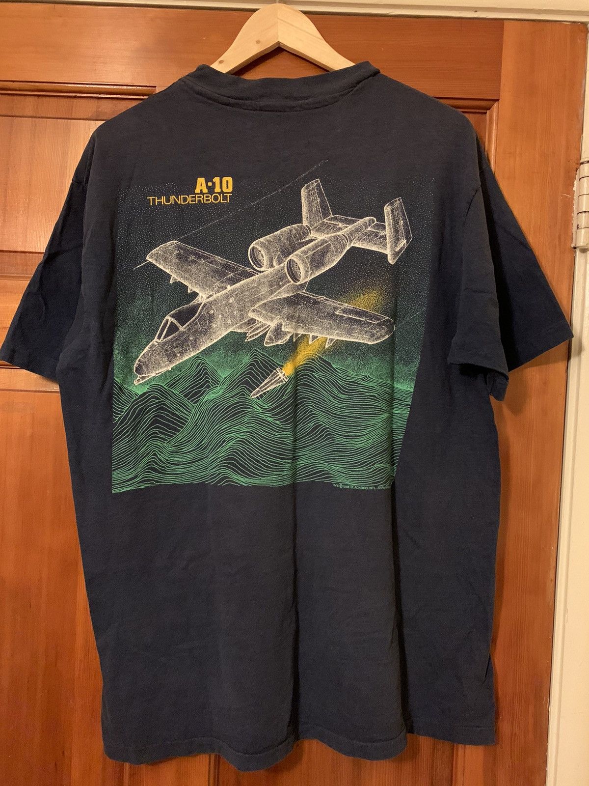 Blackbird × Vintage *RARE* Vintage Blackbird Fighter Jet Shirt - L/XL Size US L / EU 52-54 / 3 - 2 Thumbnail