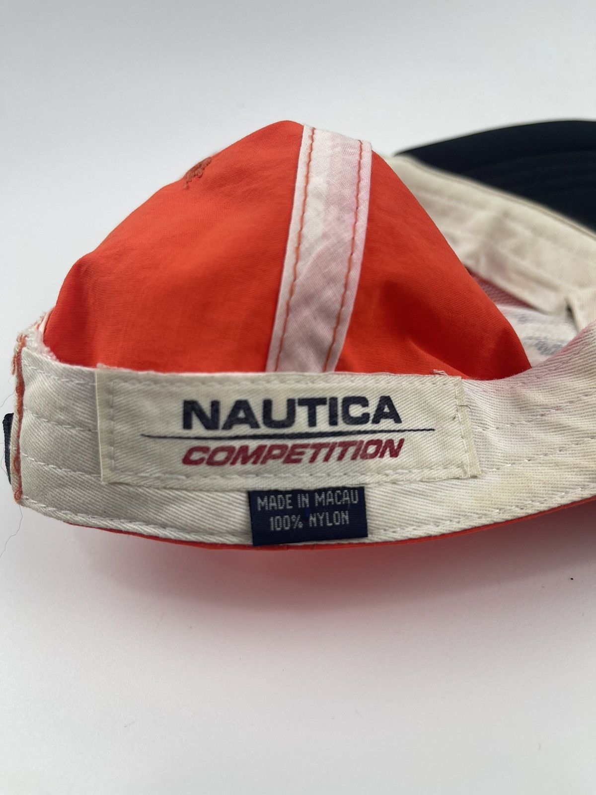 Japanese Brand Nautica Orange Nylon Hat Cap Size ONE SIZE - 12 Thumbnail
