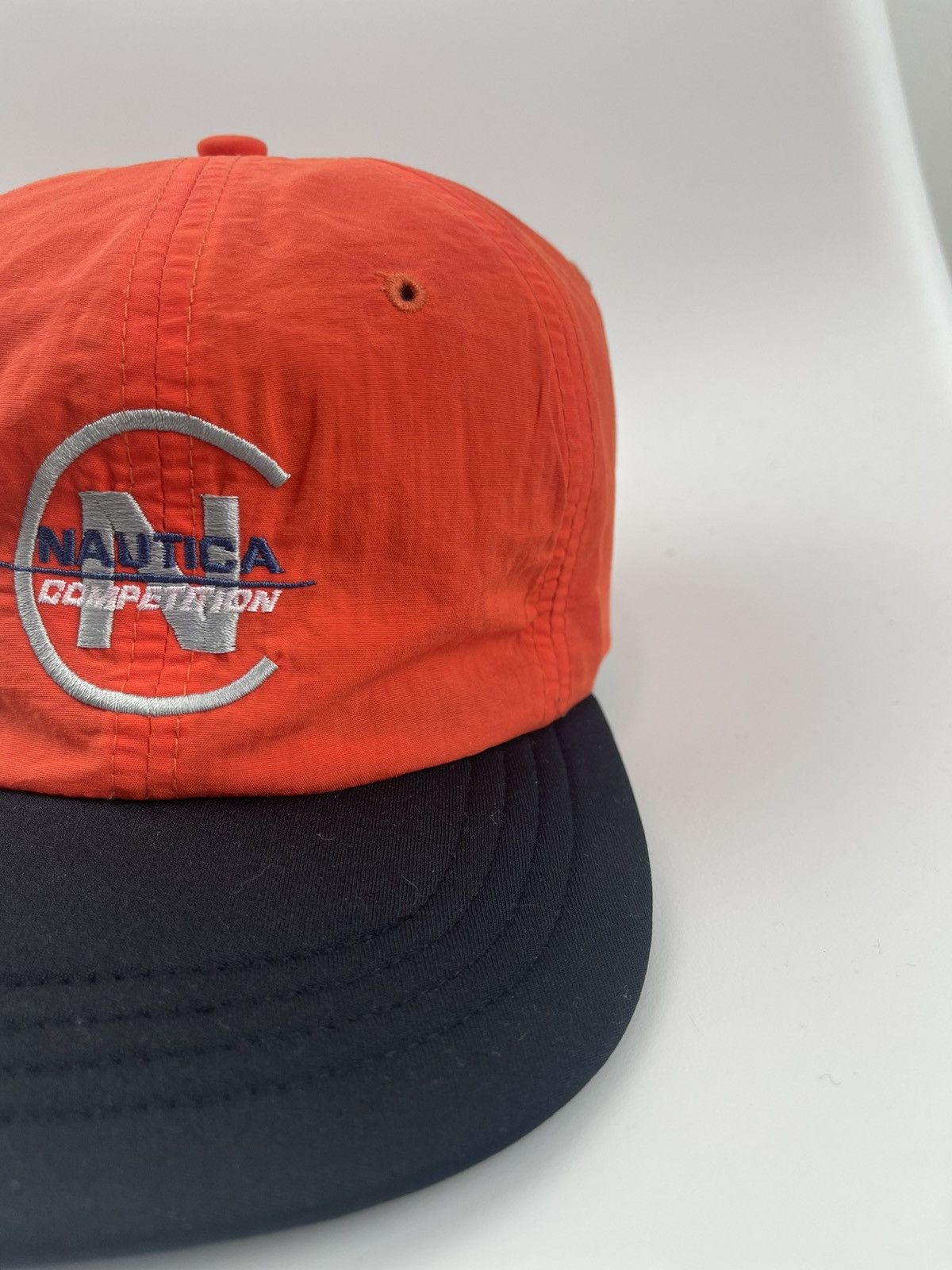 Japanese Brand Nautica Orange Nylon Hat Cap Size ONE SIZE - 7 Thumbnail