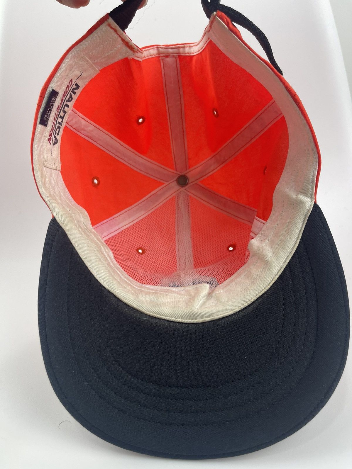 Japanese Brand Nautica Orange Nylon Hat Cap Size ONE SIZE - 10 Thumbnail