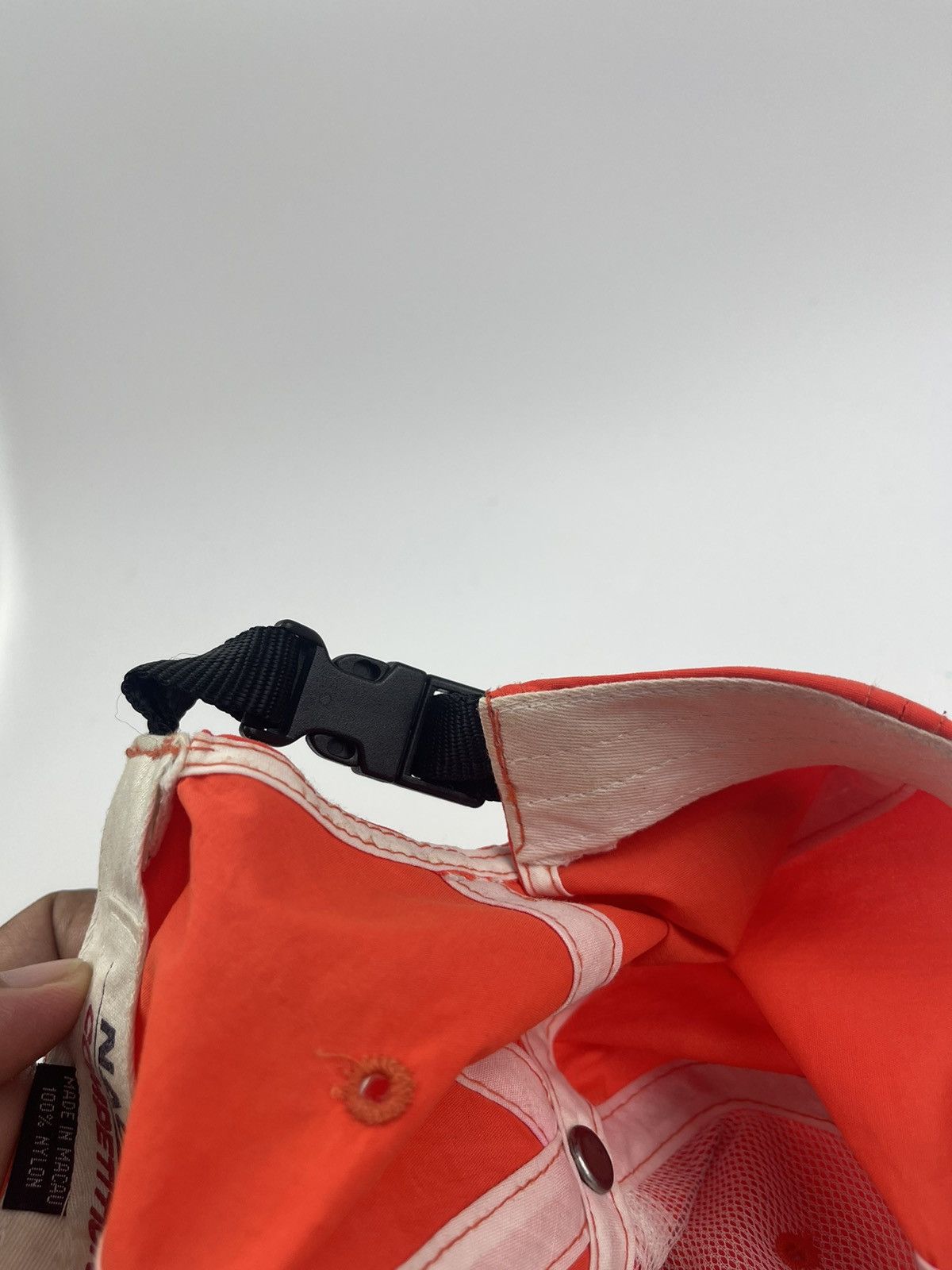 Japanese Brand Nautica Orange Nylon Hat Cap Size ONE SIZE - 11 Thumbnail